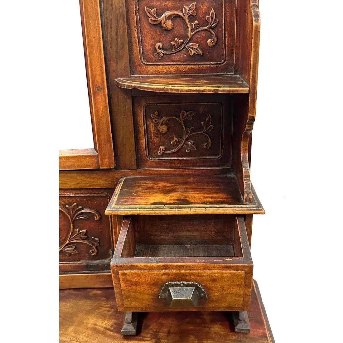 Early 20th-Century Chinese Carved Dresser With American Style Influence - 9