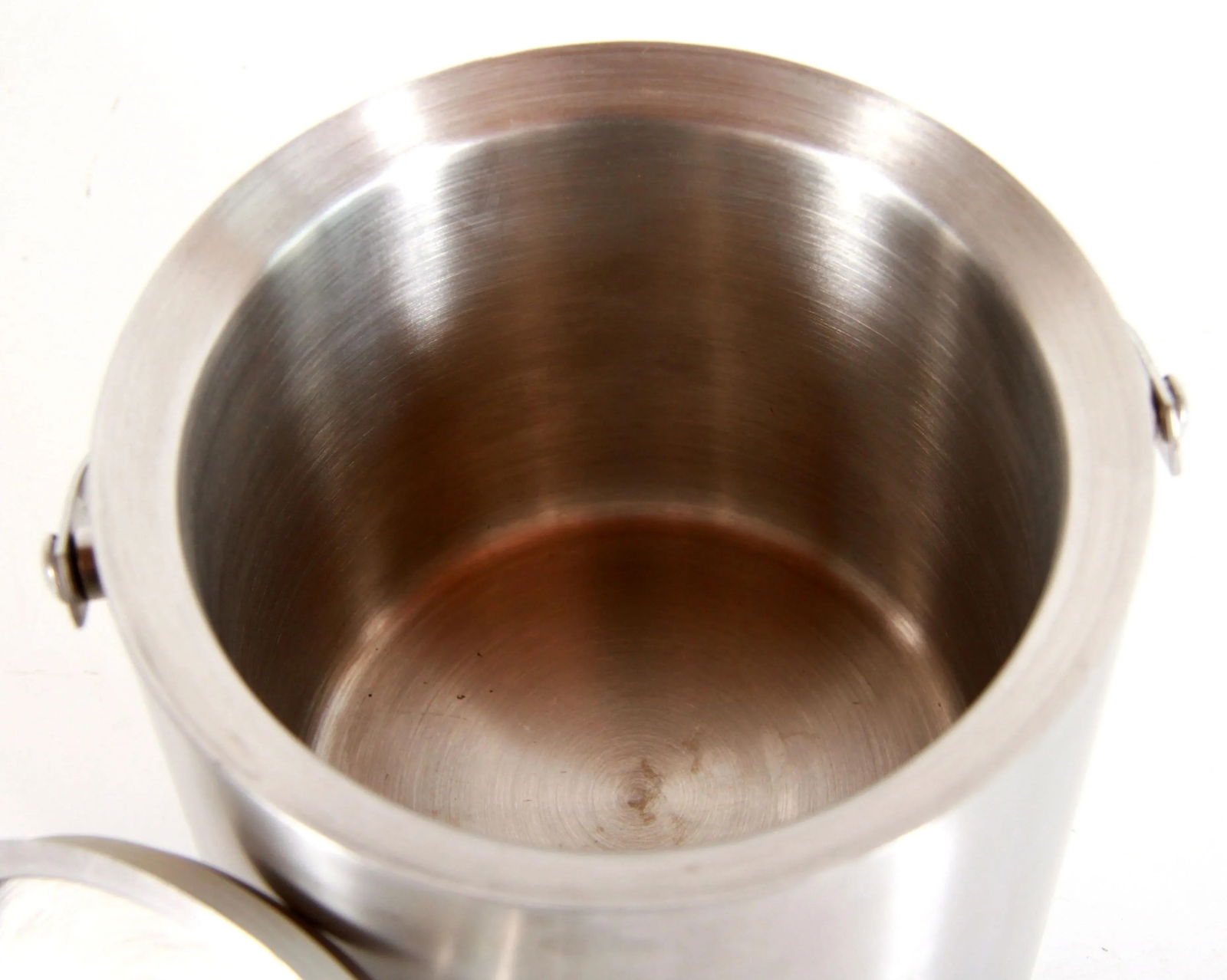 Vintage Mid Century Modern Insulated Stainless Steel Ice Bucket - 7