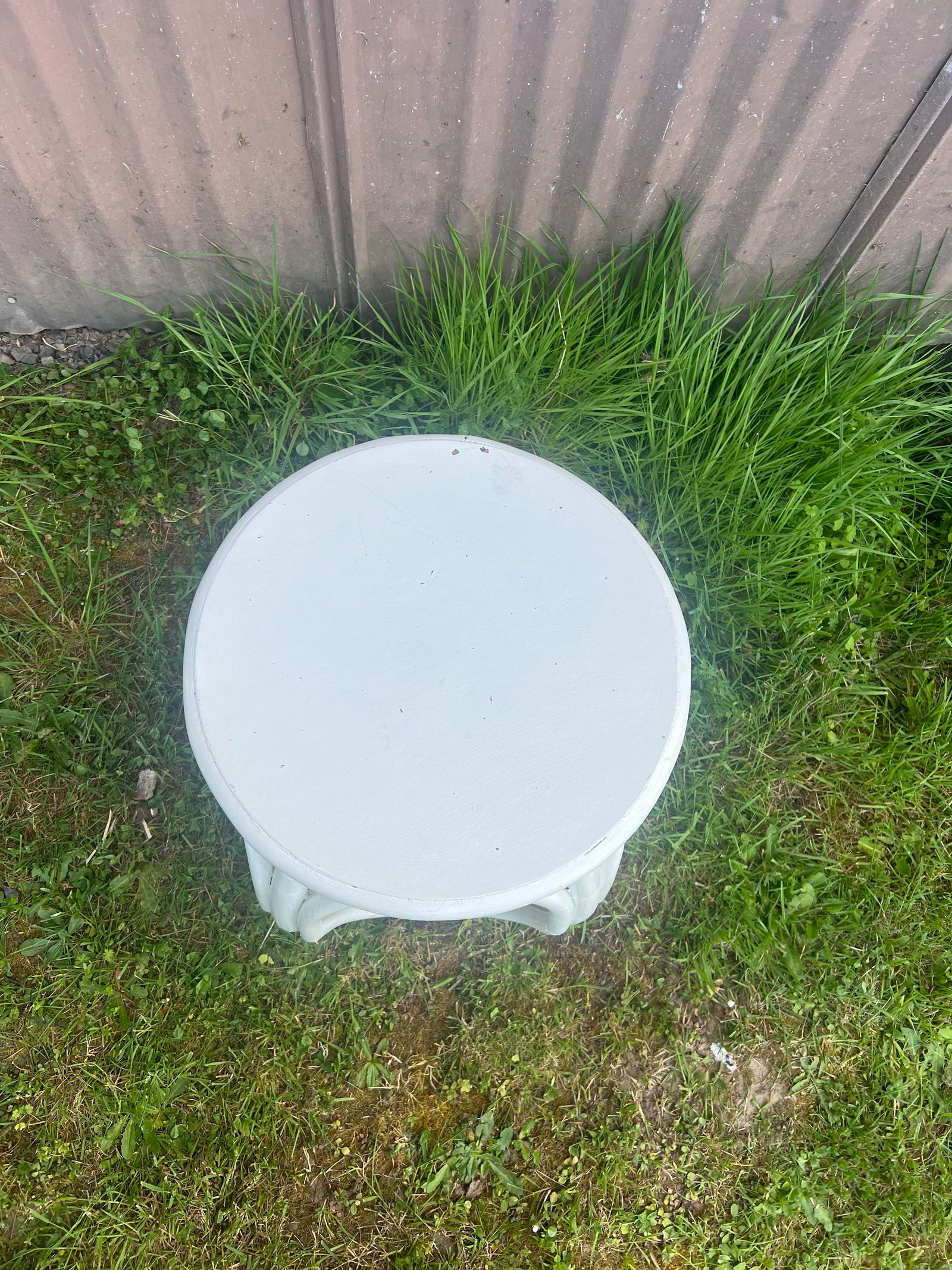 Coastal Chic Rattan Side Table/Stool - 3