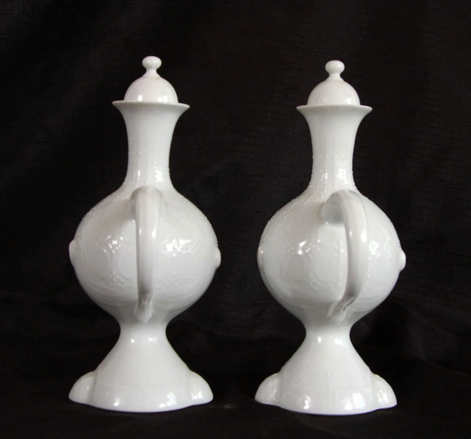 Bjorn Wiinblad for Rosenthal China Face Cruet Jars - a Pair - 4