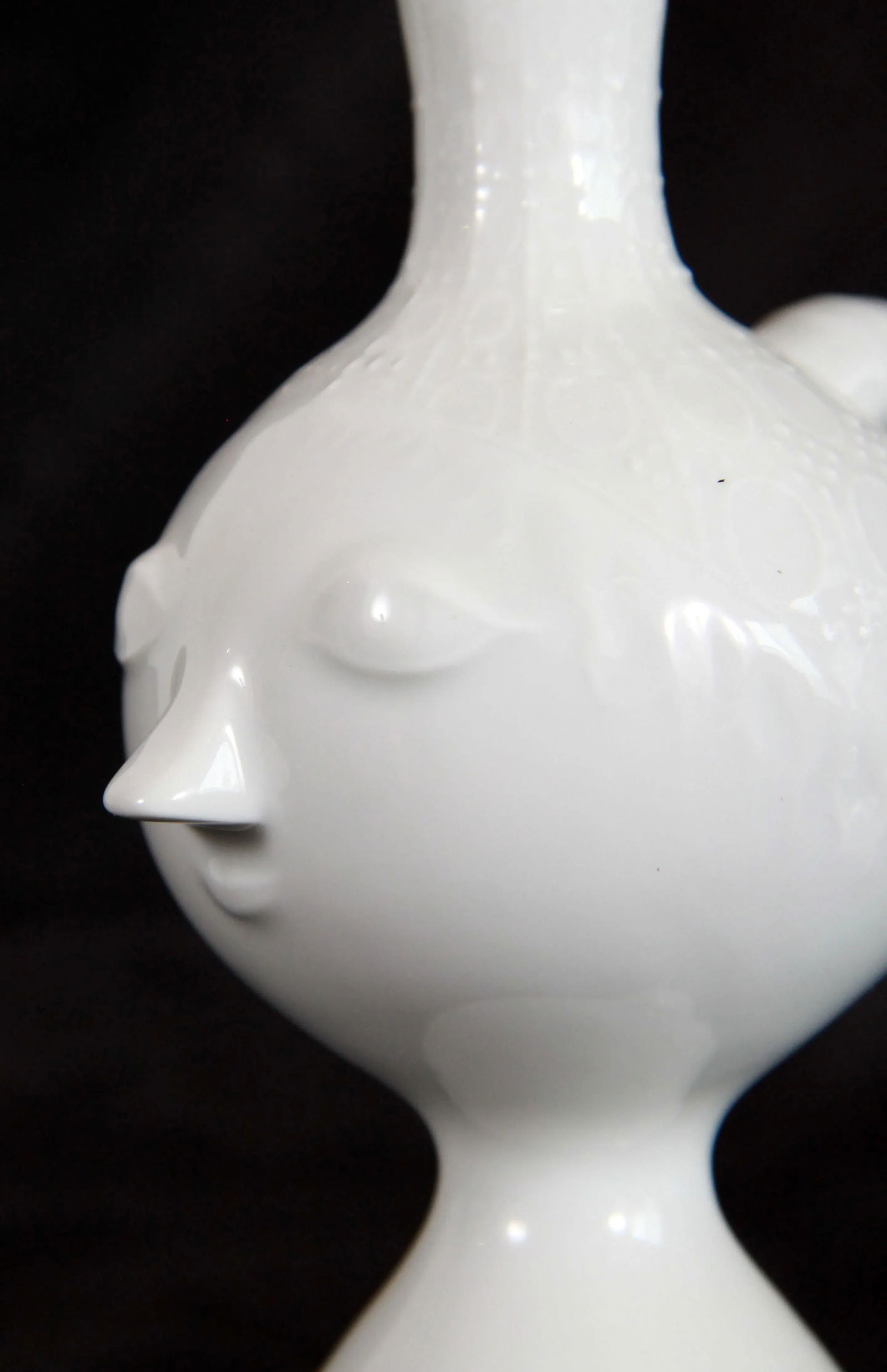 Bjorn Wiinblad for Rosenthal China Face Cruet Jars - a Pair - 6