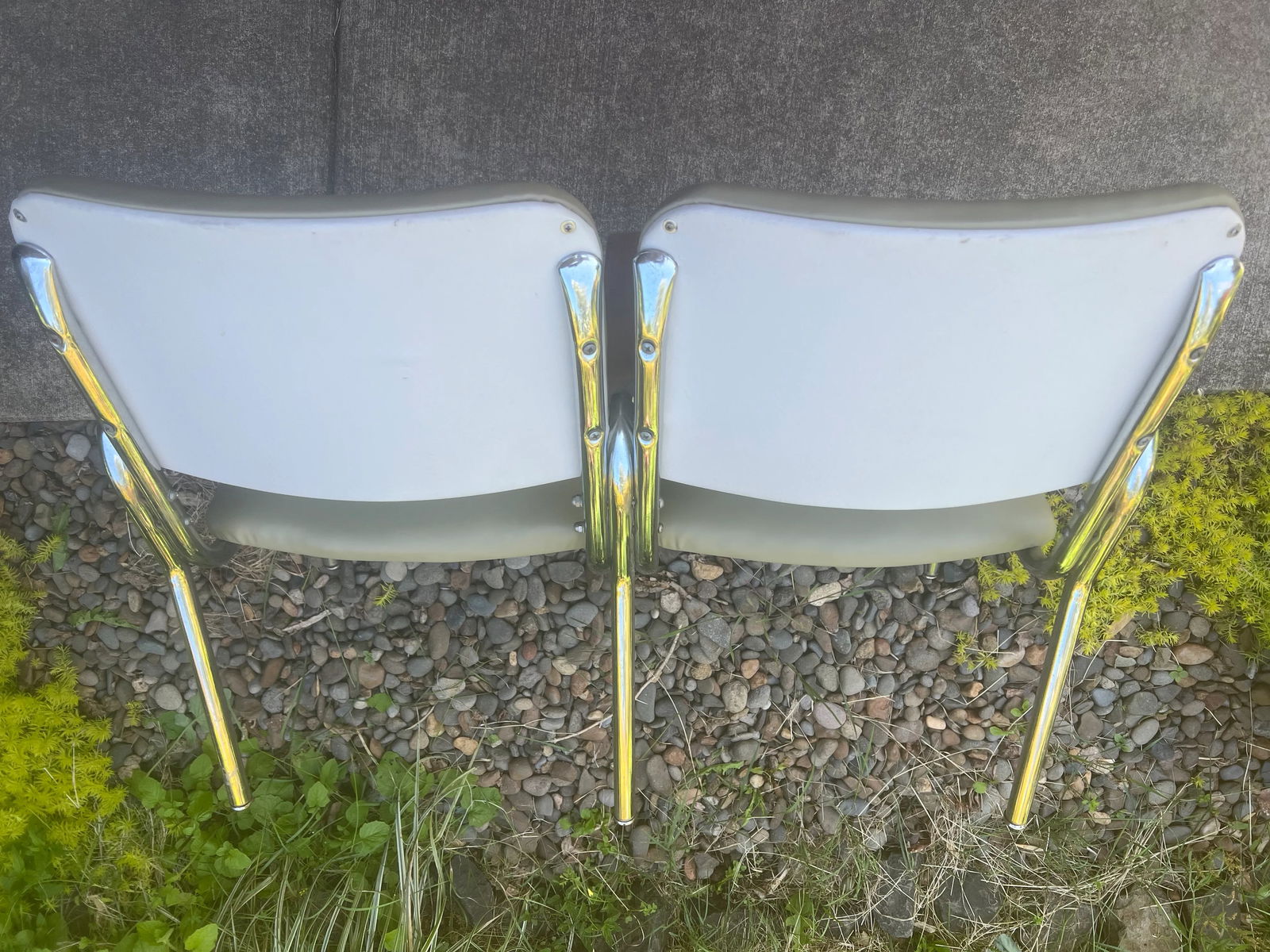 Vintage Chromcraft/Royal Metal Craft Style Double Chair Bench - 5