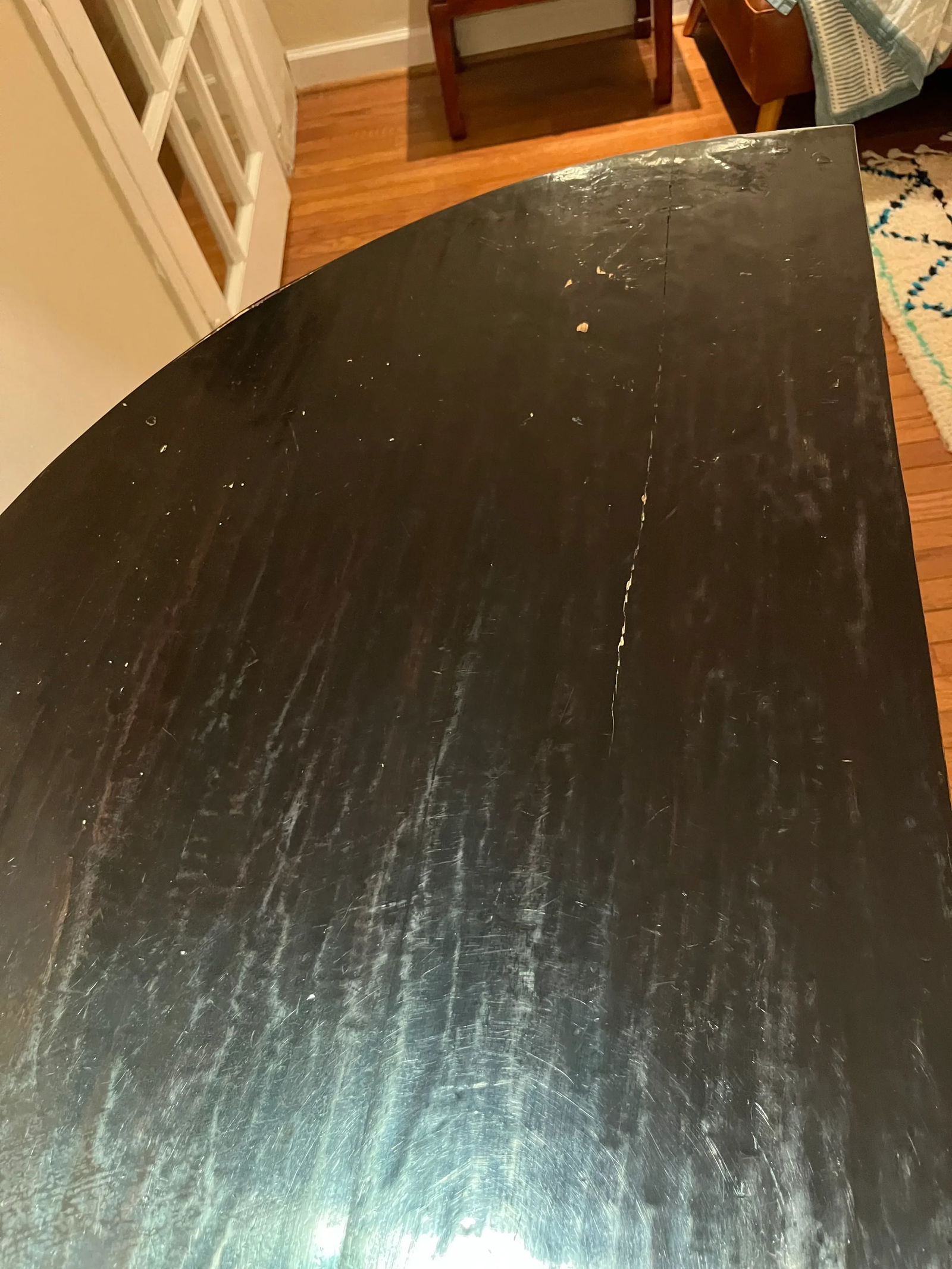 Antique Chinese Bamboo Demilune - 10