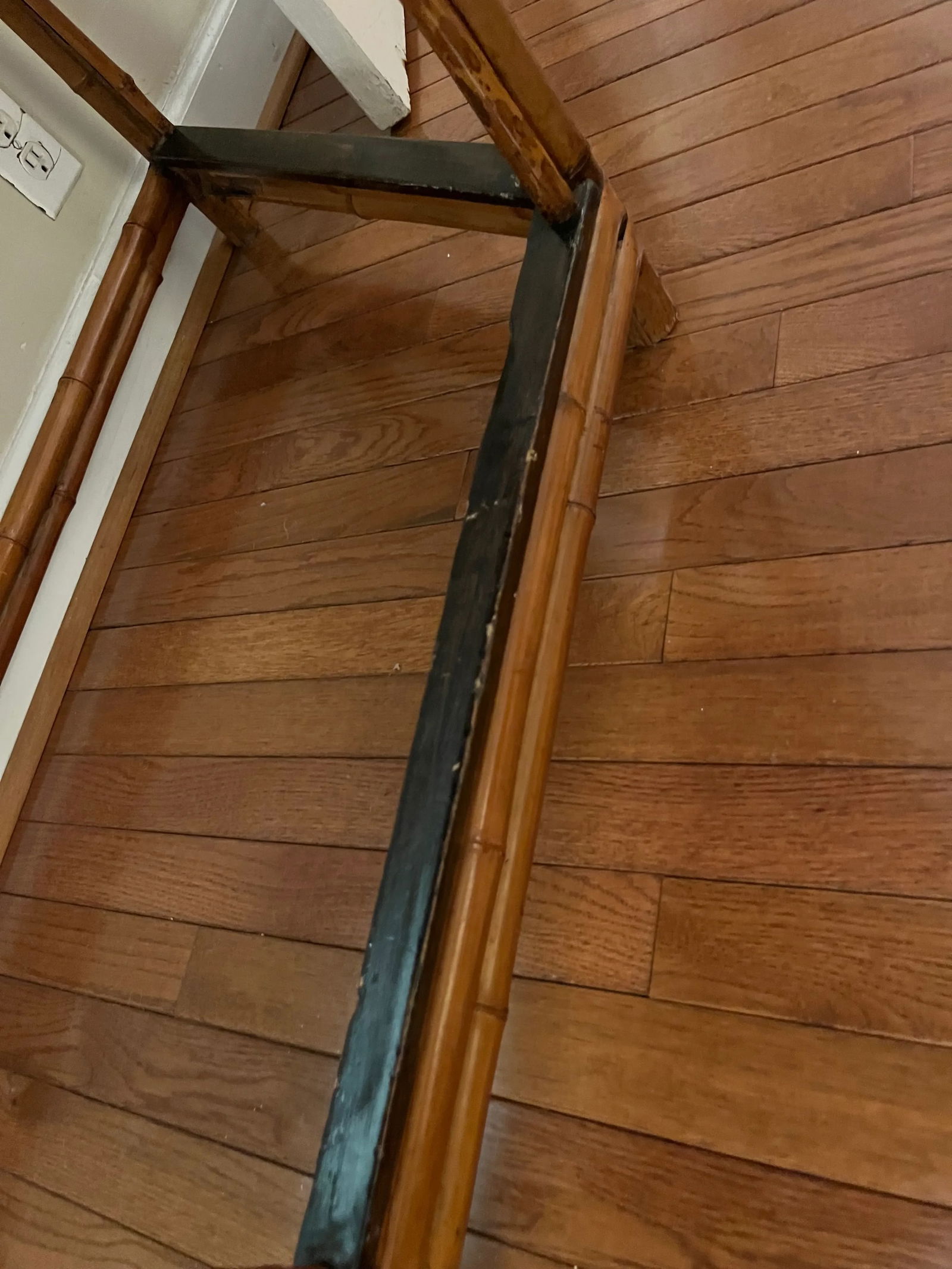 Antique Chinese Bamboo Demilune - 12