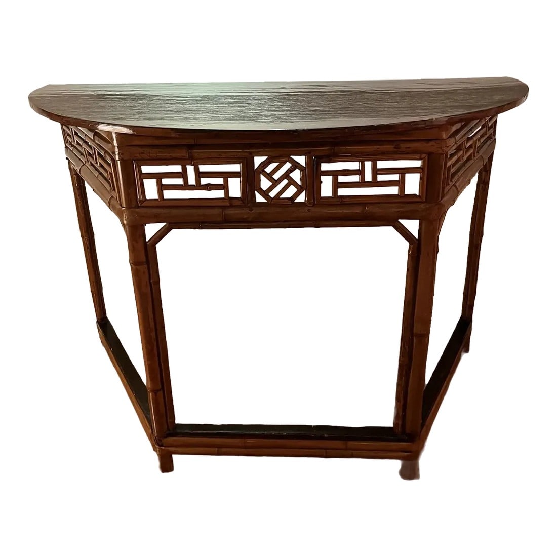 Antique Chinese Bamboo Demilune (1 of 12)