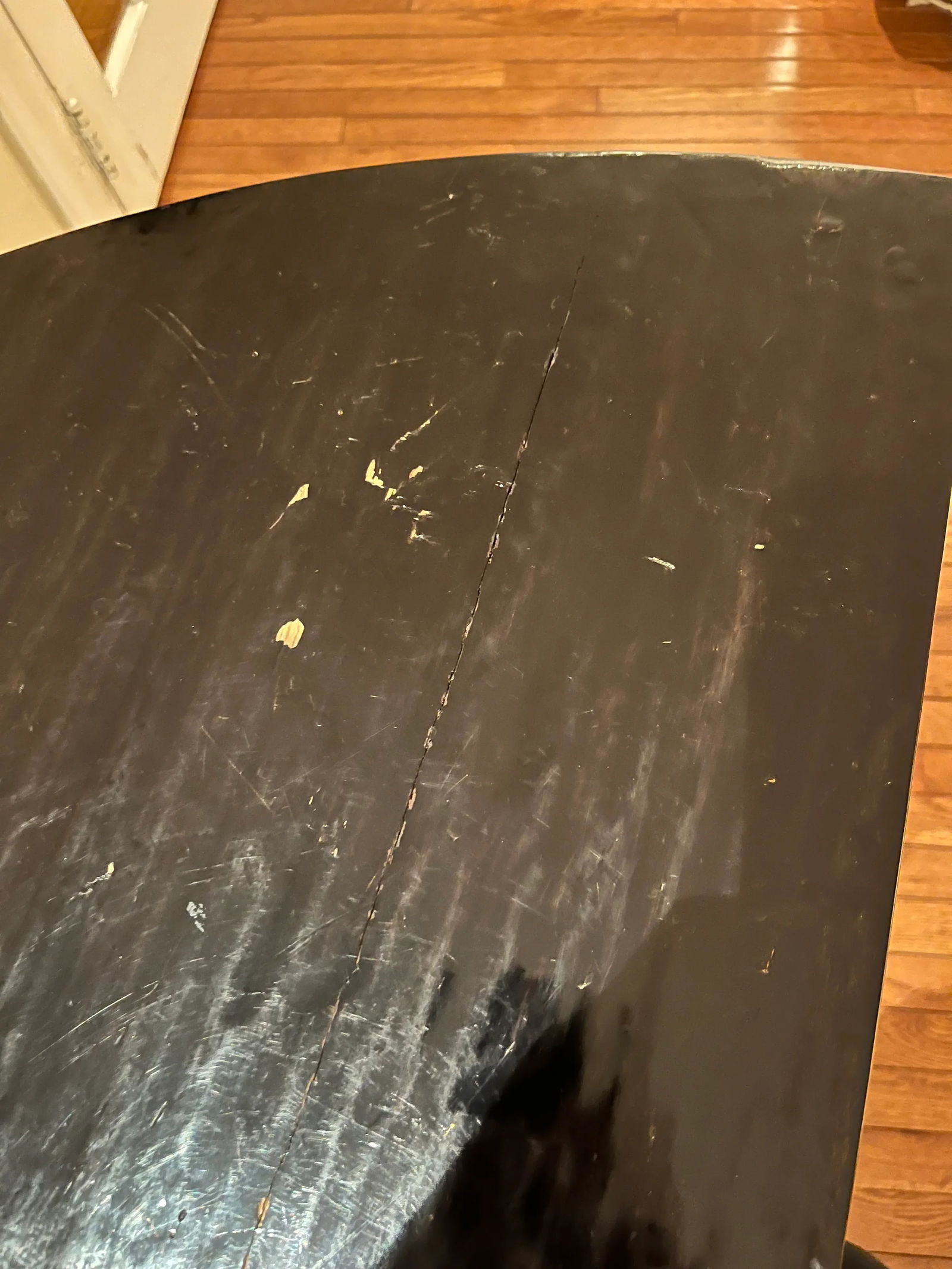 Antique Chinese Bamboo Demilune - 8