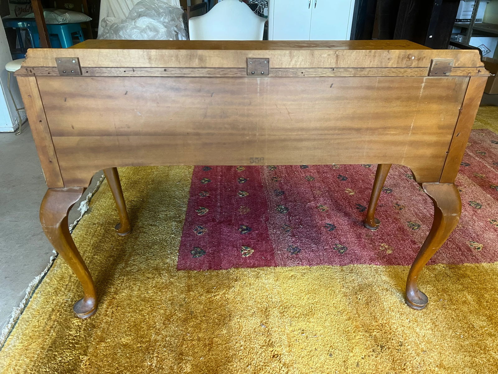 Federalist Birdseye/Tigerseye Maple Lowboy - 12