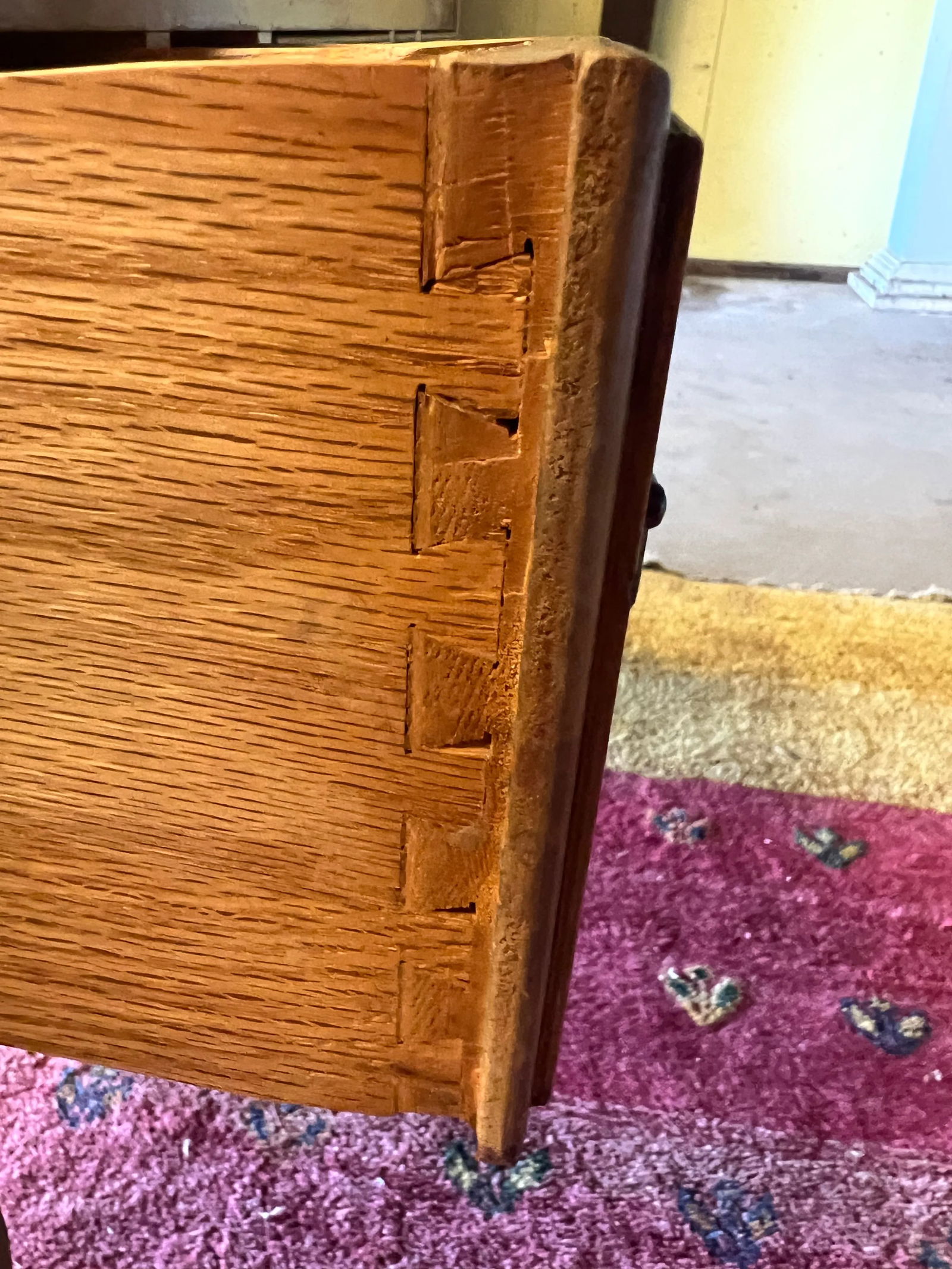 Federalist Birdseye/Tigerseye Maple Lowboy - 8