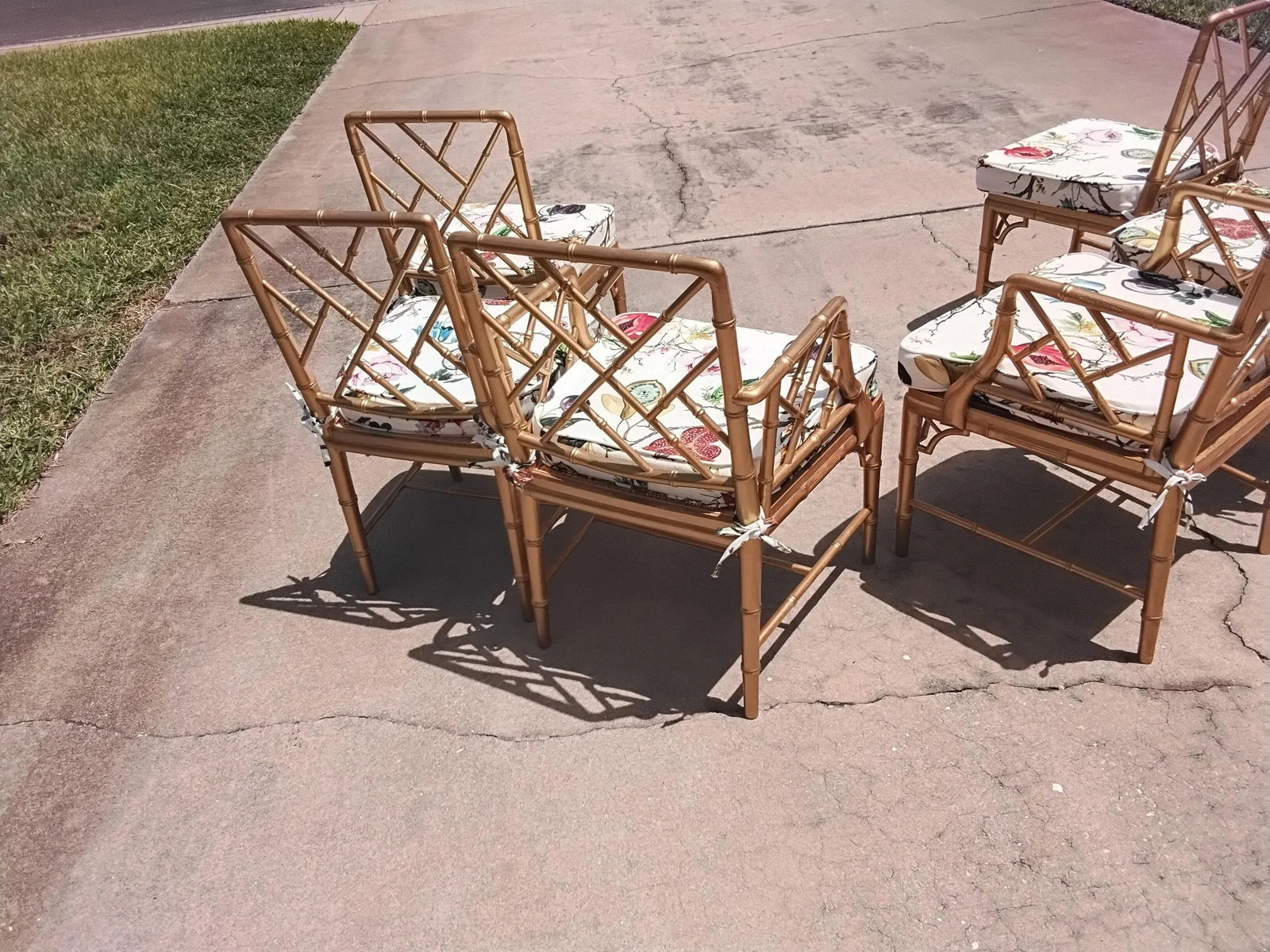 1960s Chinoiserie Chippendale Dining Chairs - Set of 12 - 6