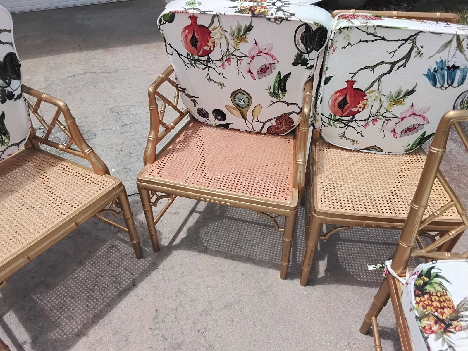 1960s Chinoiserie Chippendale Dining Chairs - Set of 12 - 8
