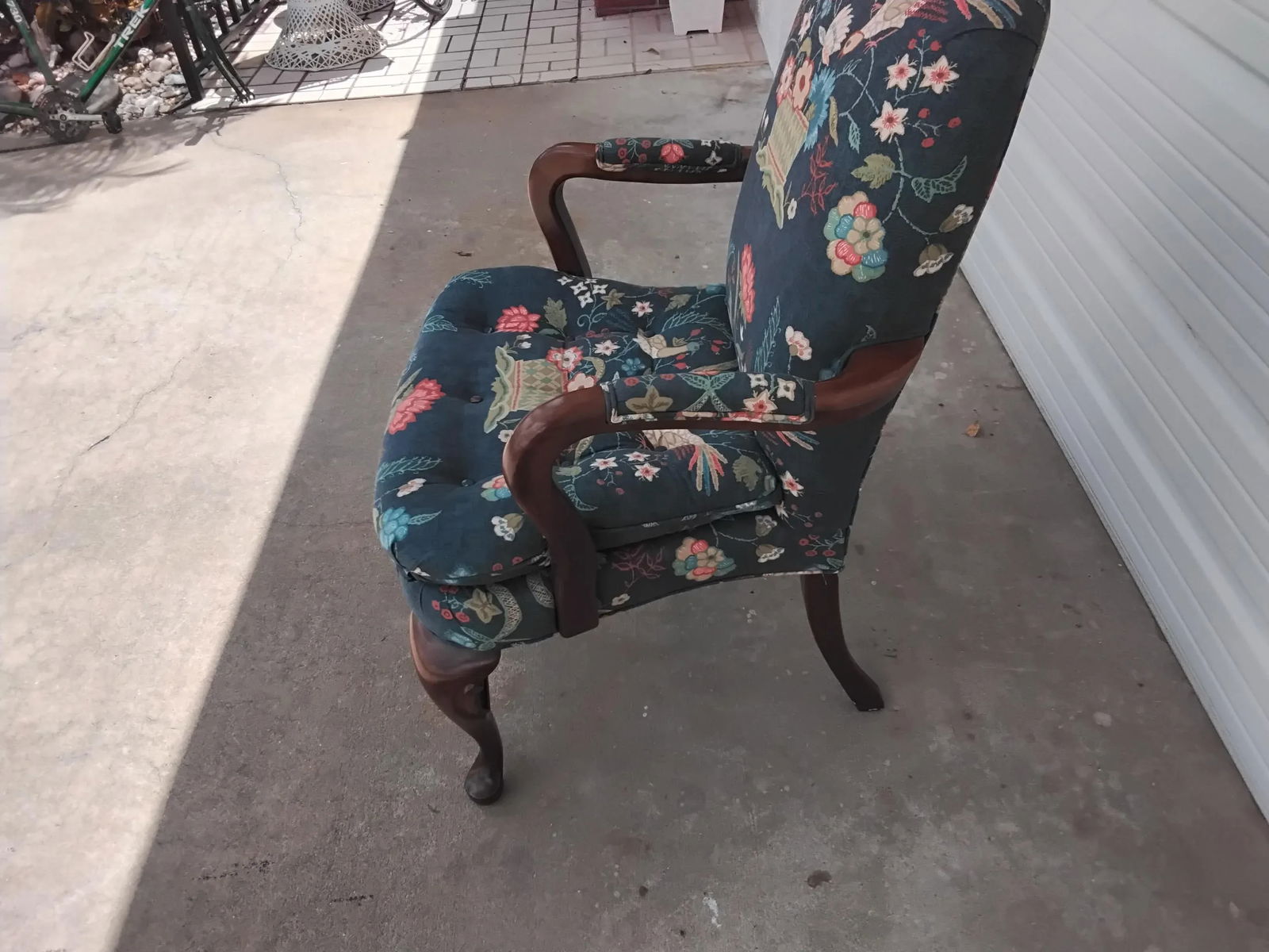 1990s Folk Art Accent Chair - 2