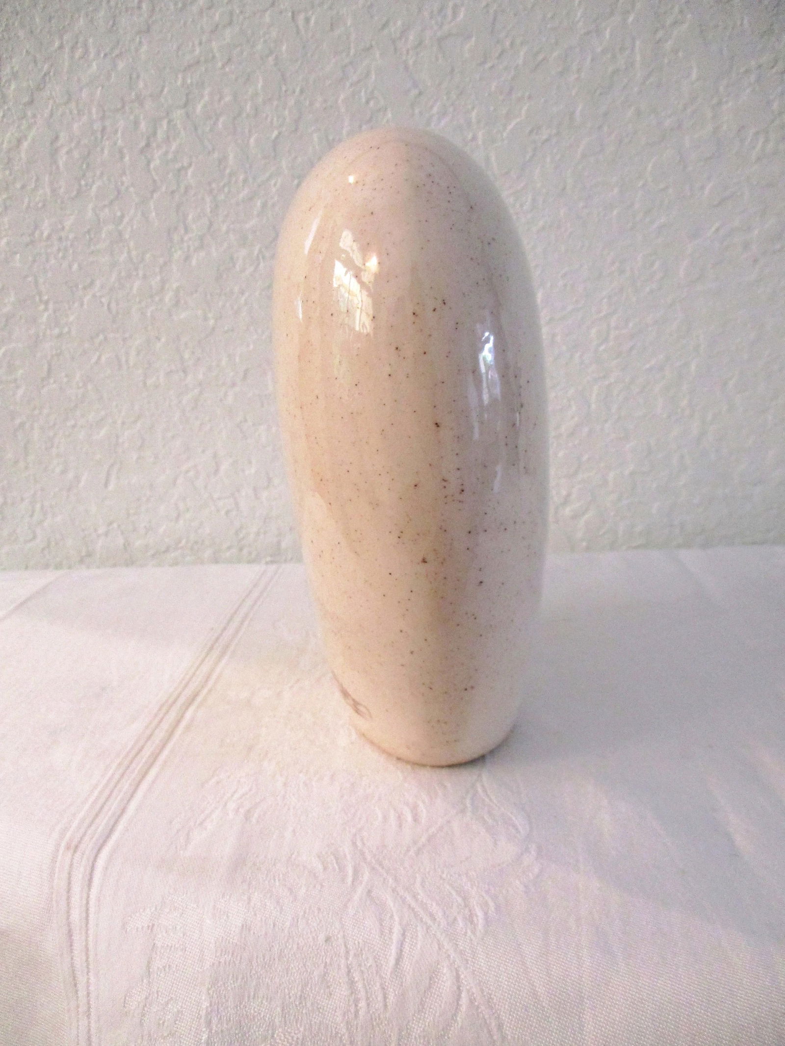 Mid-Century Hand-Painted Bamboo Design Vase - 6