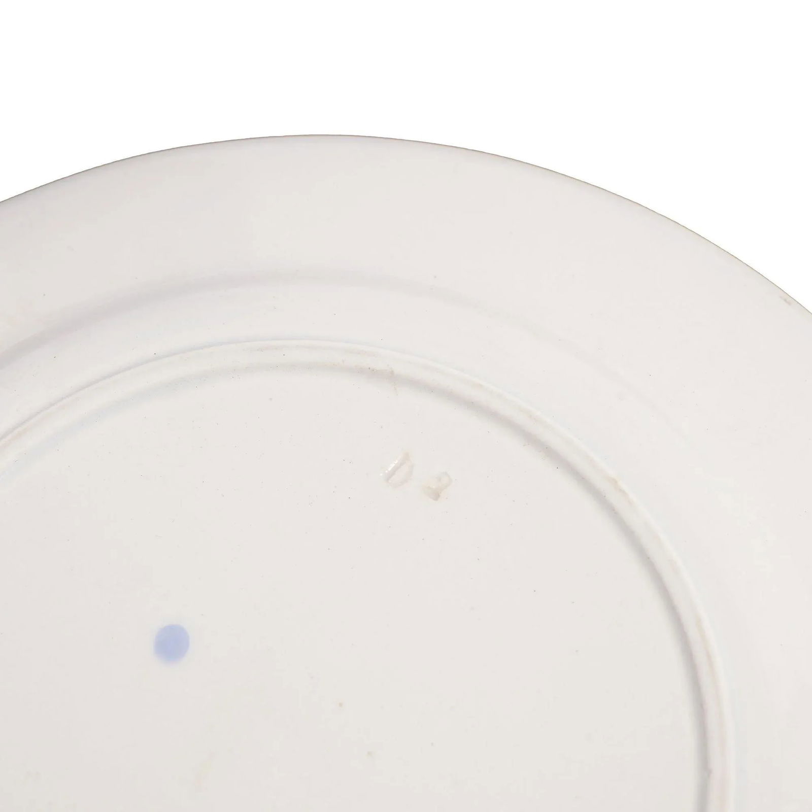 Pair of French Glazed Faience Plates With Scallions and Artichokes, C. 1850's - 12