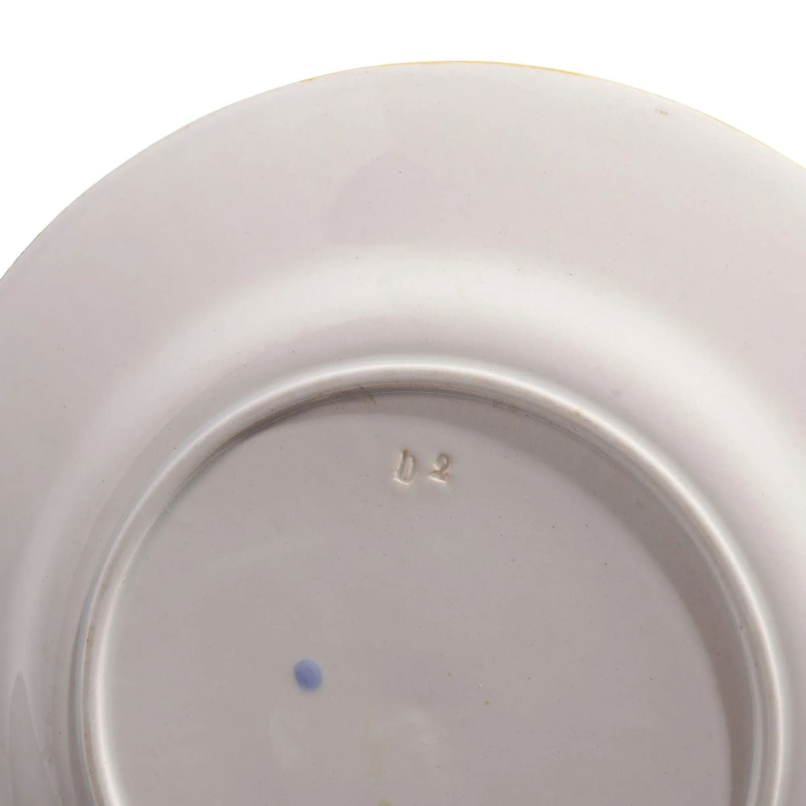 Pair of French Glazed Faience Plates With Scallions and Artichokes, C. 1850's - 13