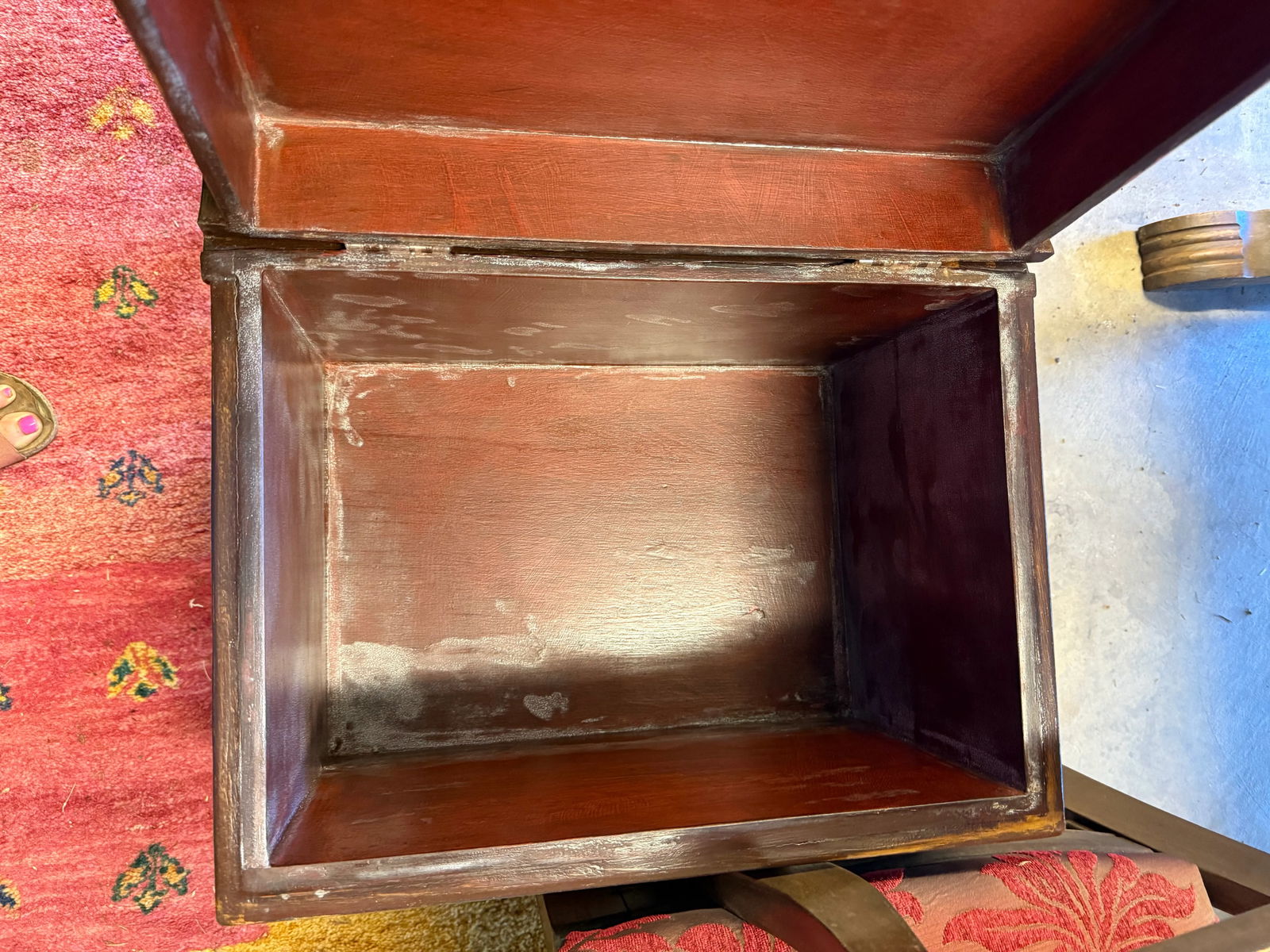 1980s Faux Bookcase Portrait Lift-Top Table - 15