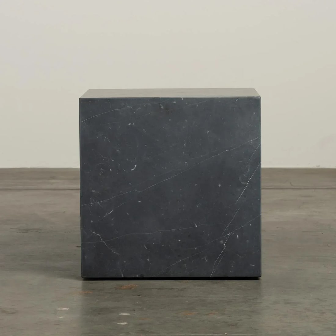 Restoration Hardware Marble Cube Occasional End Side Table - 2