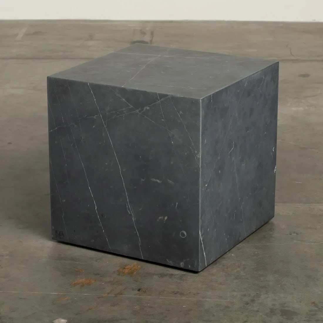 Restoration Hardware Marble Cube Occasional End Side Table - 3