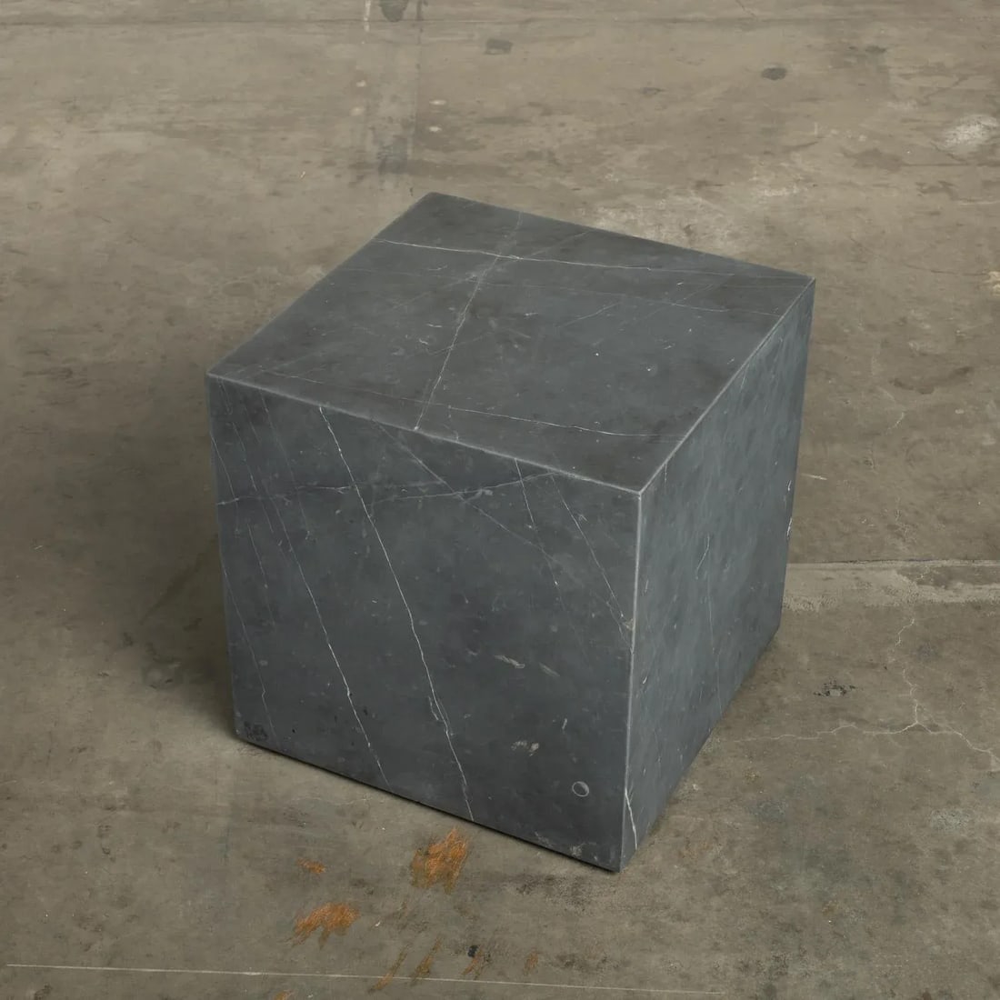 Restoration Hardware Marble Cube Occasional End Side Table - 6