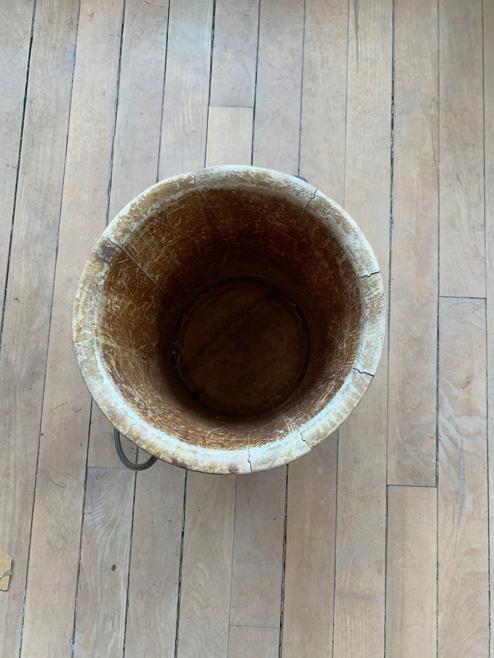 Mid 20th Century Handmade Wooden Bucket - 2