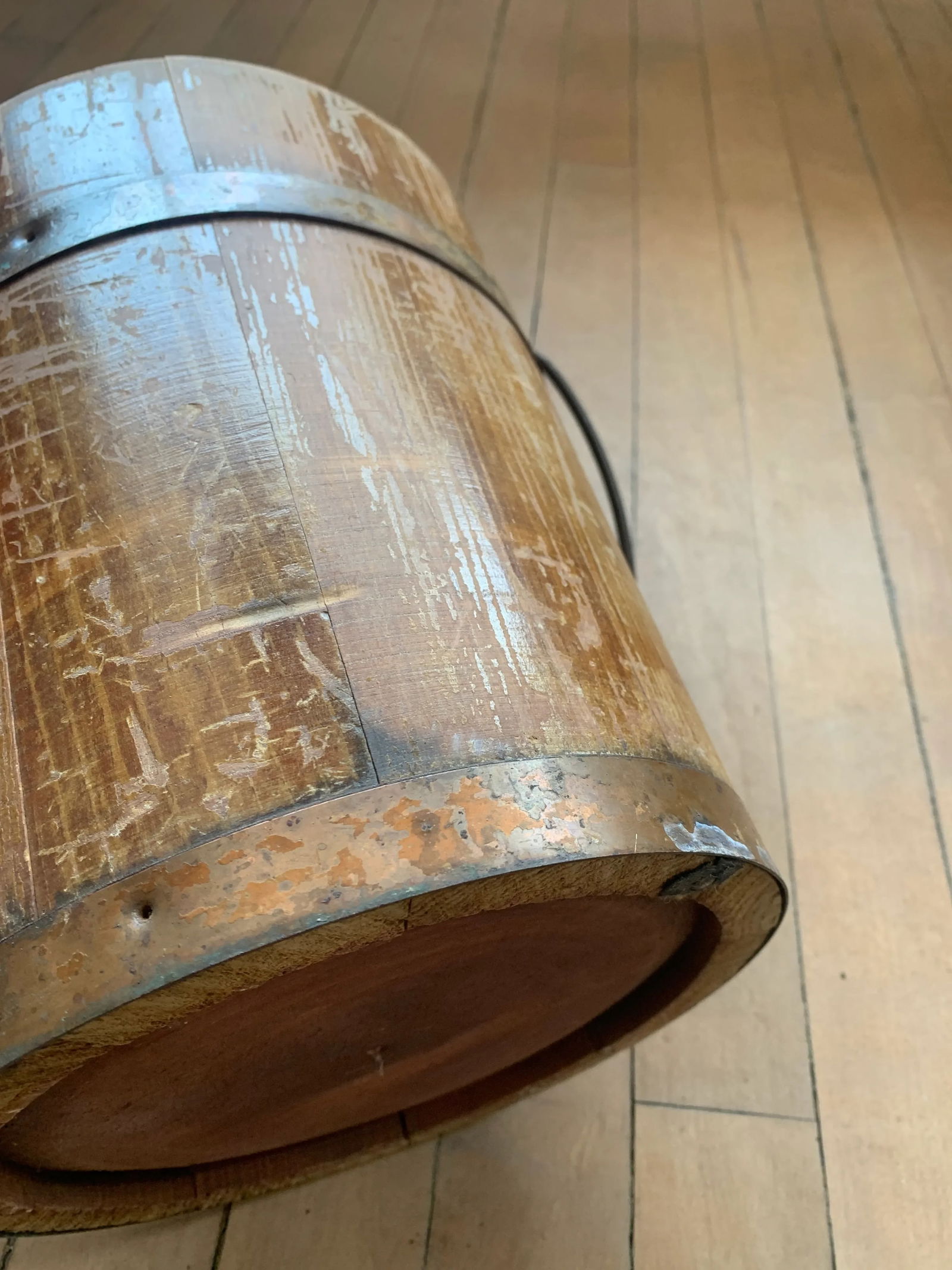 Mid 20th Century Handmade Wooden Bucket - 3