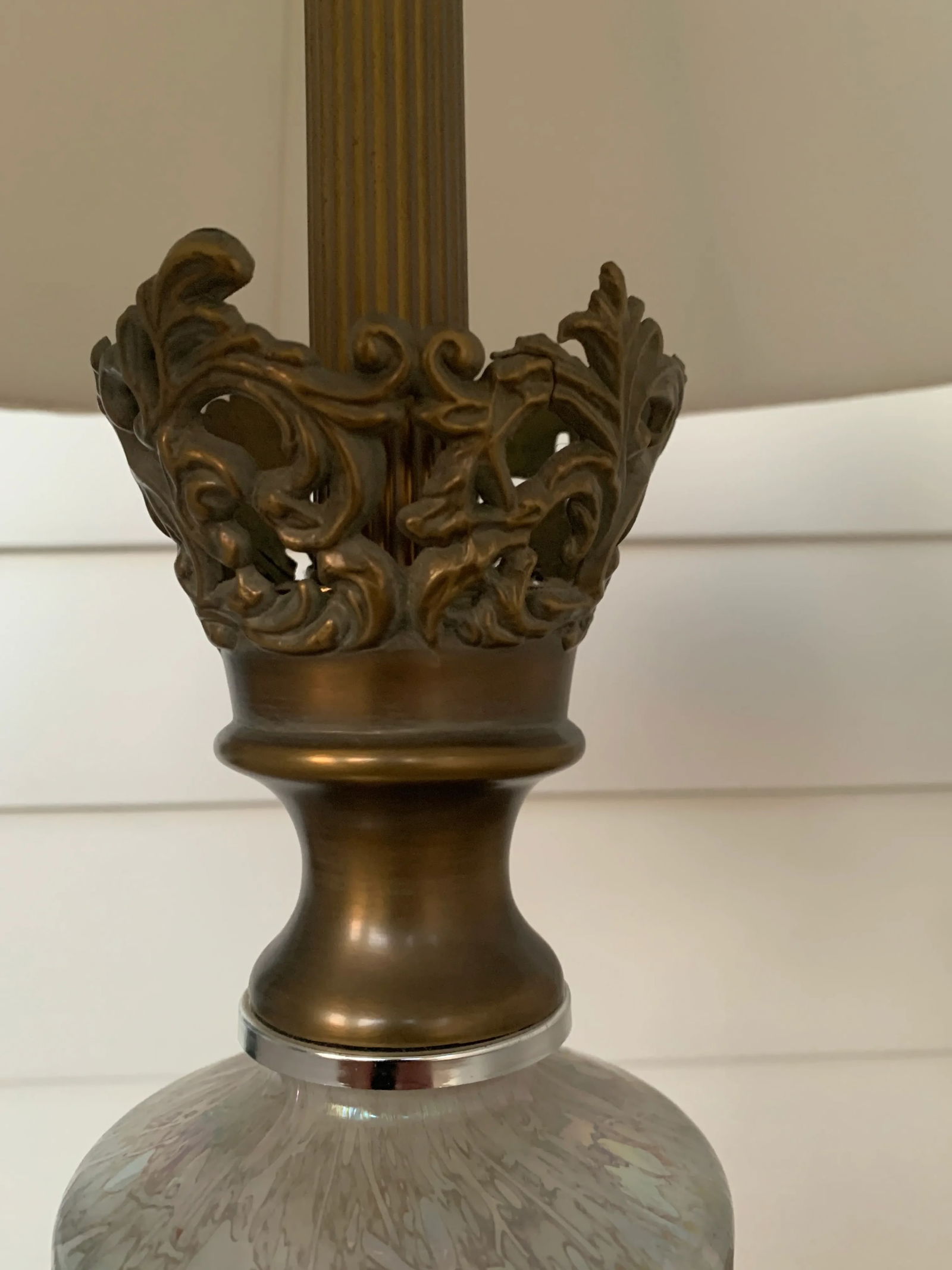 1980s Art Glass Lamp - 5