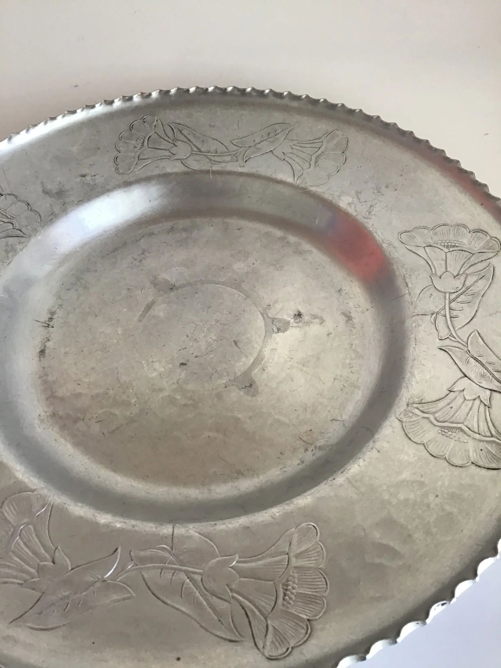 Farberware Glass Relish Dish Aluminum Tray Mid-Century Farberware Wrought Aluminum Tray With Glass R - 4