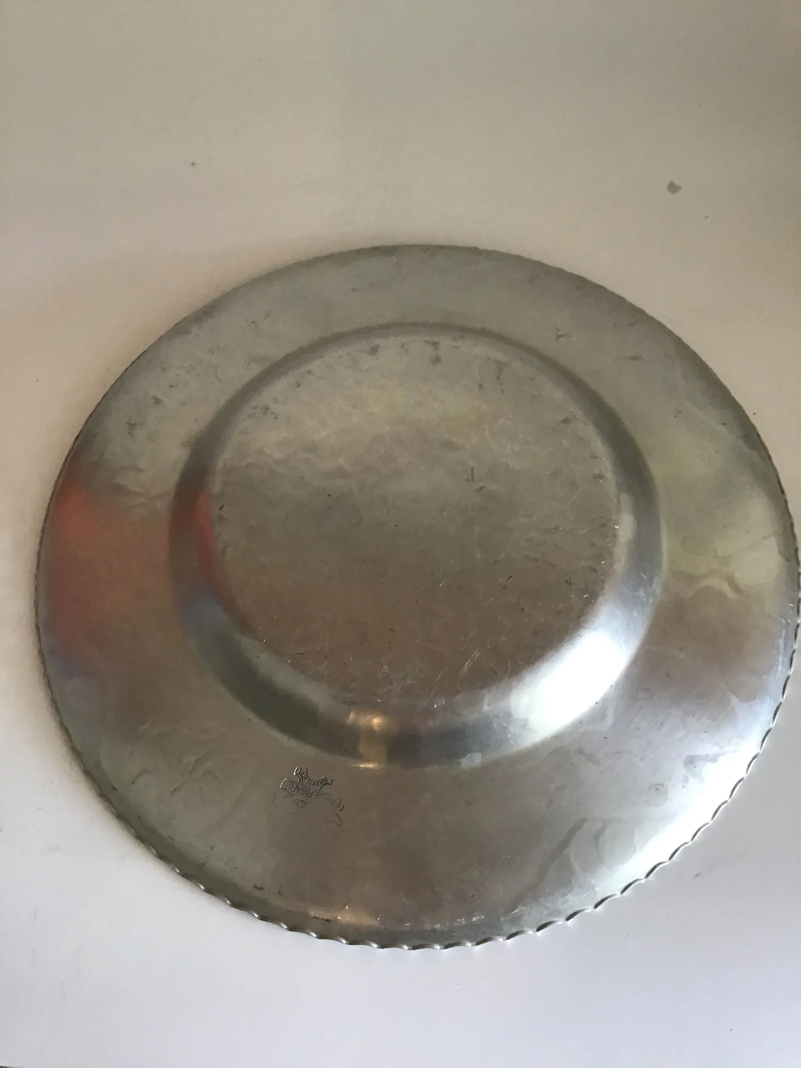 Farberware Glass Relish Dish Aluminum Tray Mid-Century Farberware Wrought Aluminum Tray With Glass R - 5