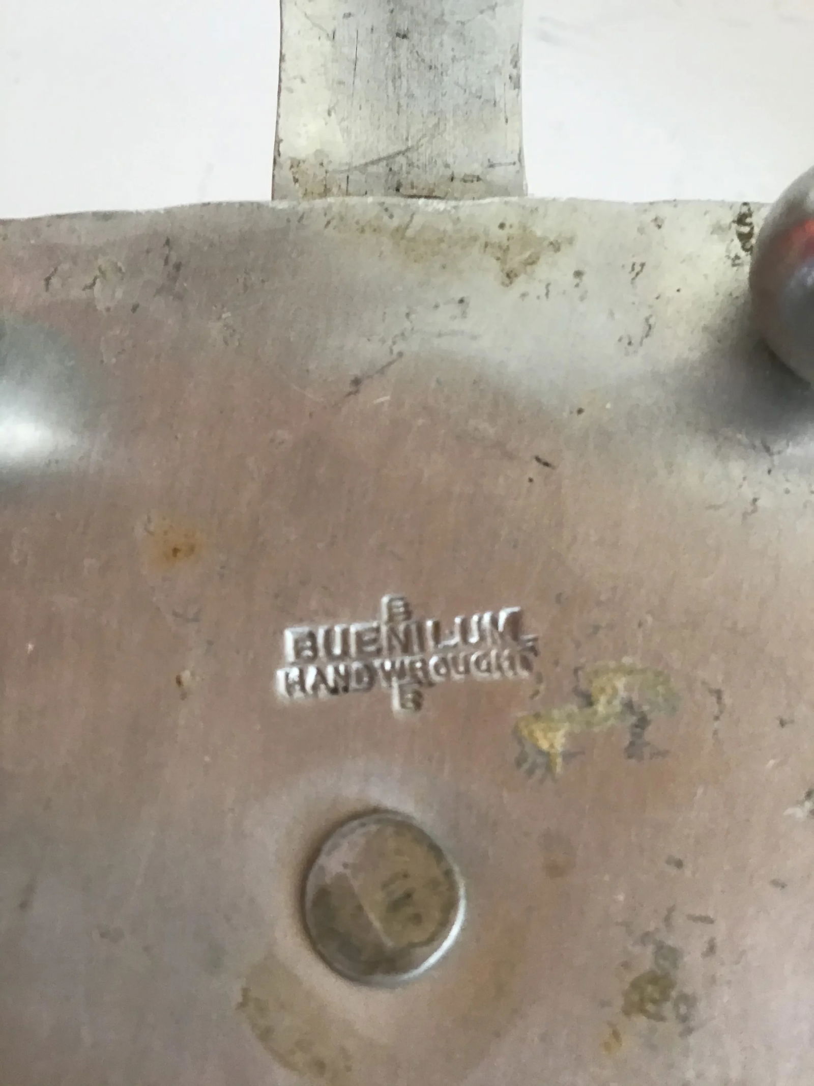 1940's Vintage Candleholders Aluminum Candle Holders 1940s Vintage Buenilum Hand Wrought Aluminum Ca - 5