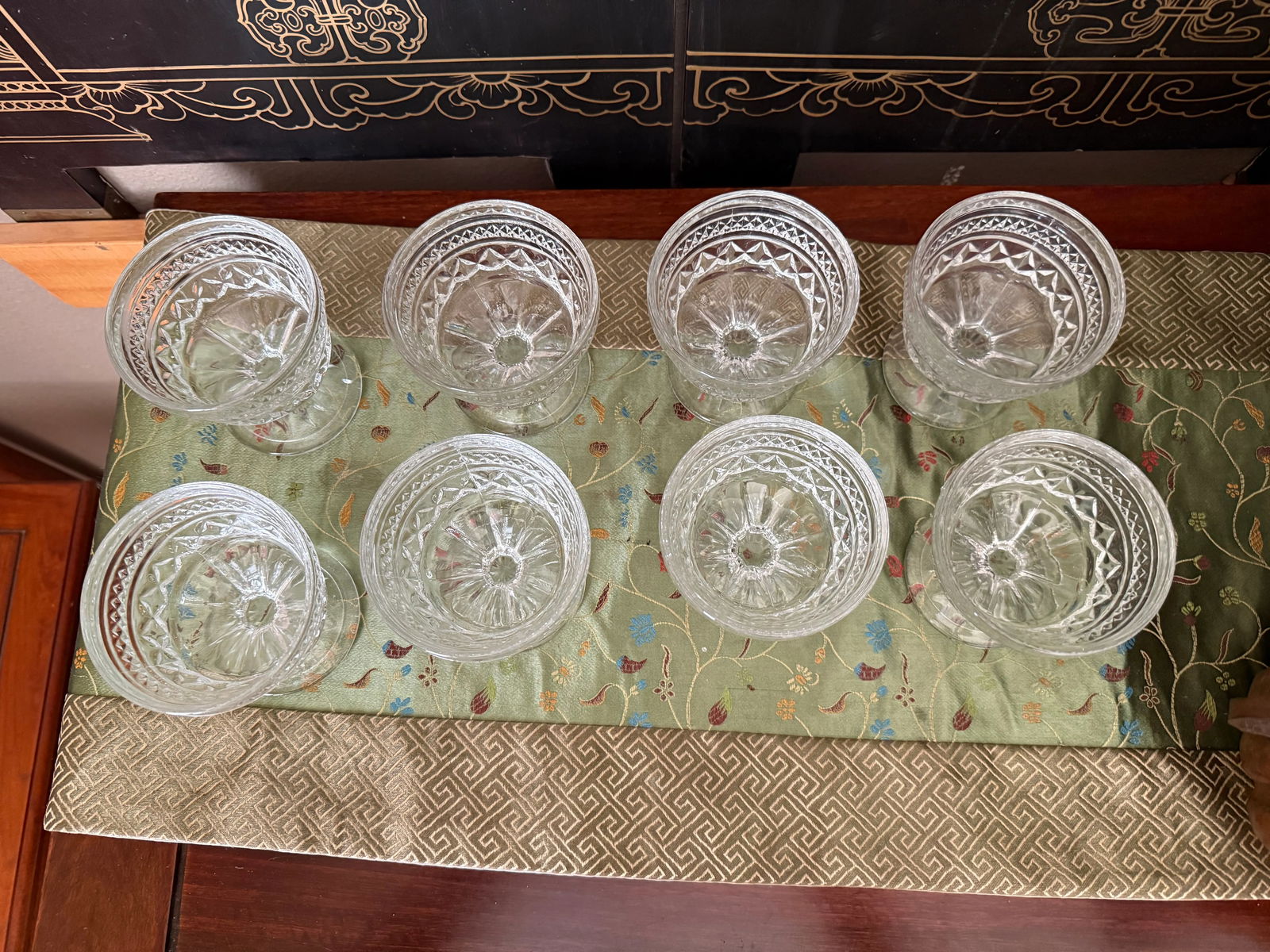 1960s Anchor Hocking Wexford Pattern Glassware Set- 137 Pieces - 15