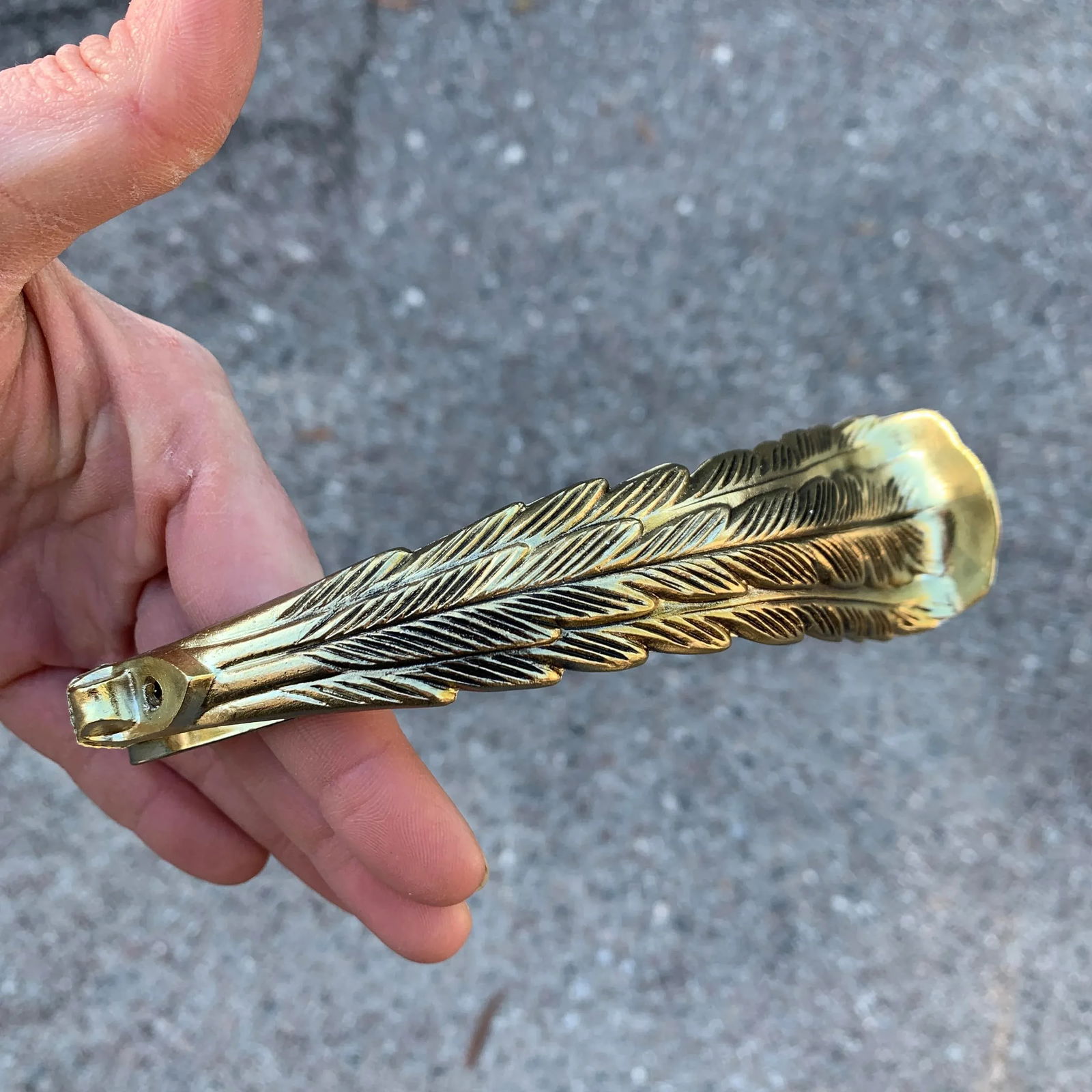 1970s Hollywood Regency Acanthus Composite Drapery Holders- a Pair - 3