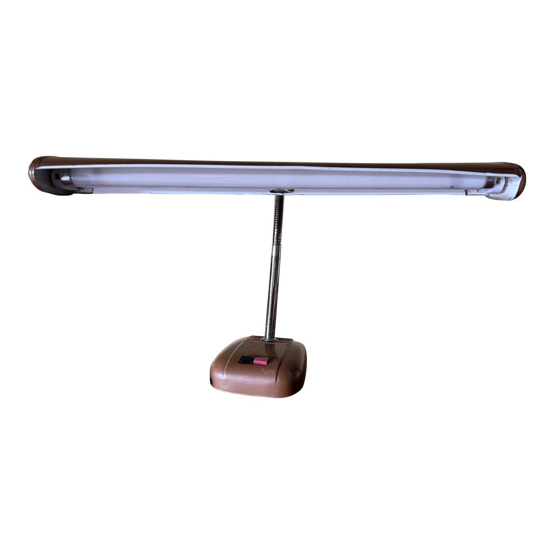 1960s Panasonic Metal Gooseneck Push Button Desk Lamp: the Mid-Century Modern era, while exact dimensions can vary slightly between models, you can expect the following general measurements: Shade (Light Bar) Width: 20 inches Base Dimensions: 9 inches