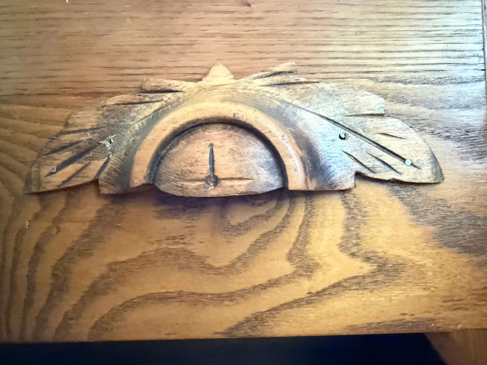 Antique Eastlake Three Drawer Dresser With Carved Leaf Handle Pulls - 3