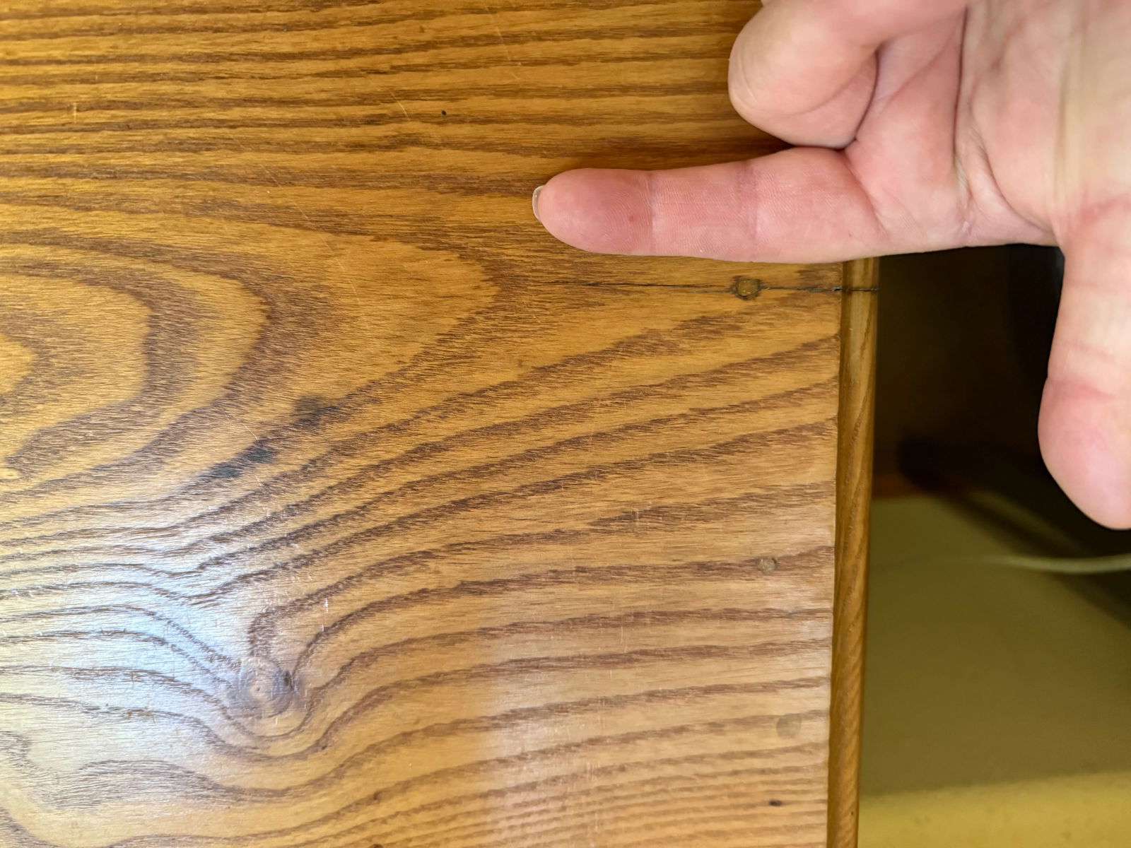 Antique Eastlake Three Drawer Dresser With Carved Leaf Handle Pulls - 7