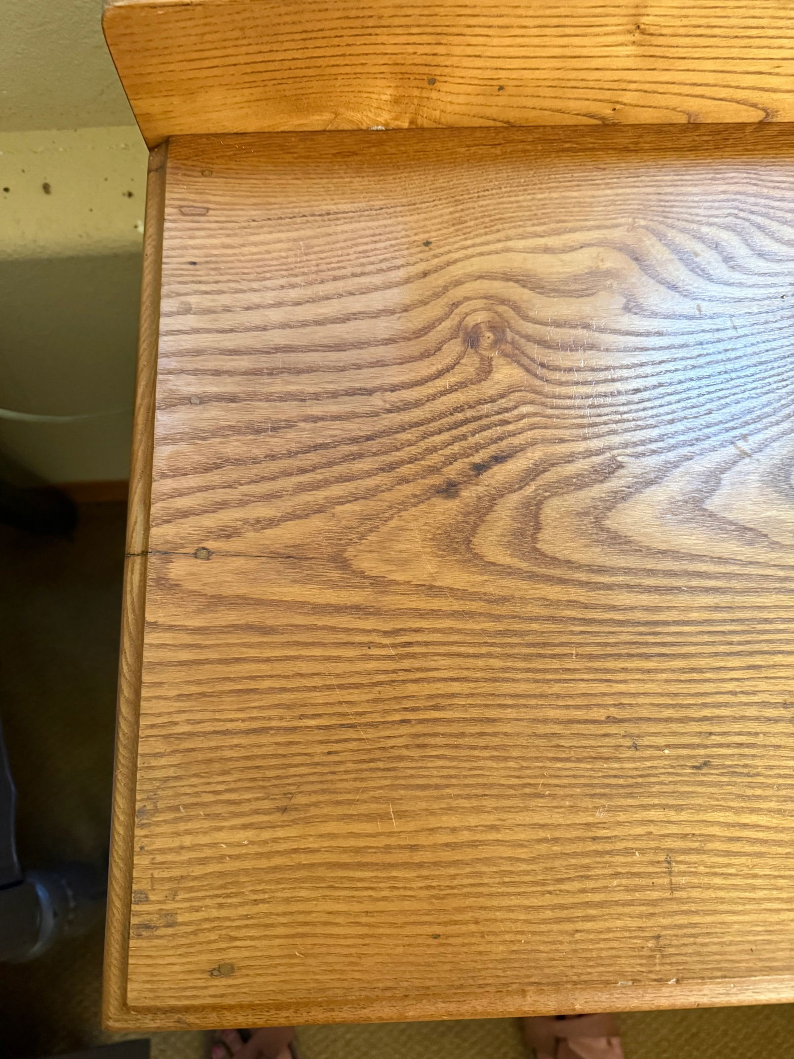 Antique Eastlake Three Drawer Dresser With Carved Leaf Handle Pulls - 9