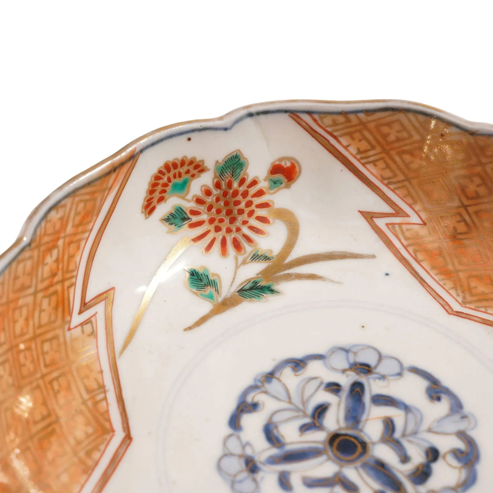 Pair of Japanese Imari Porcelain Footed Bowls, C. 1800's - 4