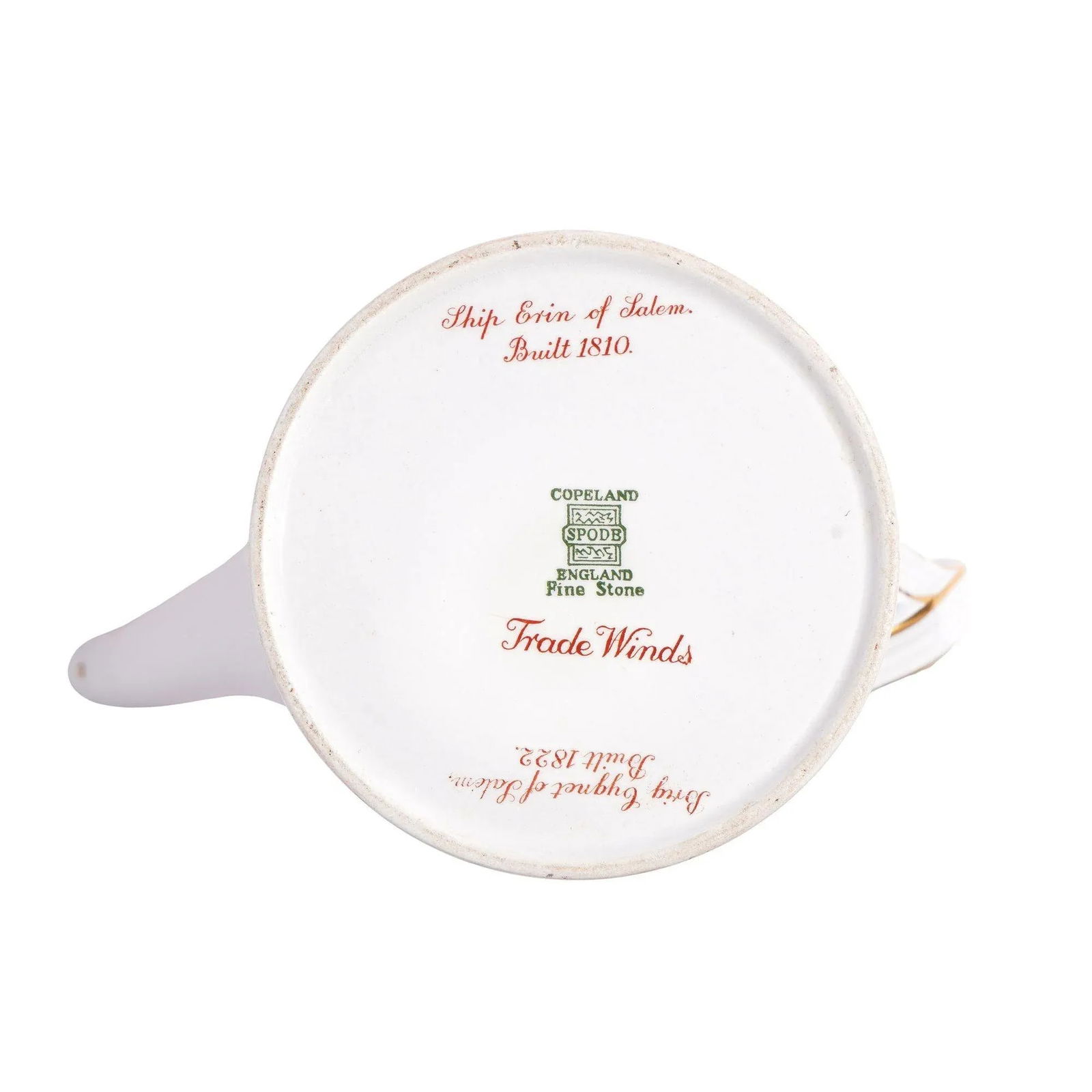 Spode Trade Winds Pattern Lowestoft Light House Coffee Pot, 1960-1995 - 12