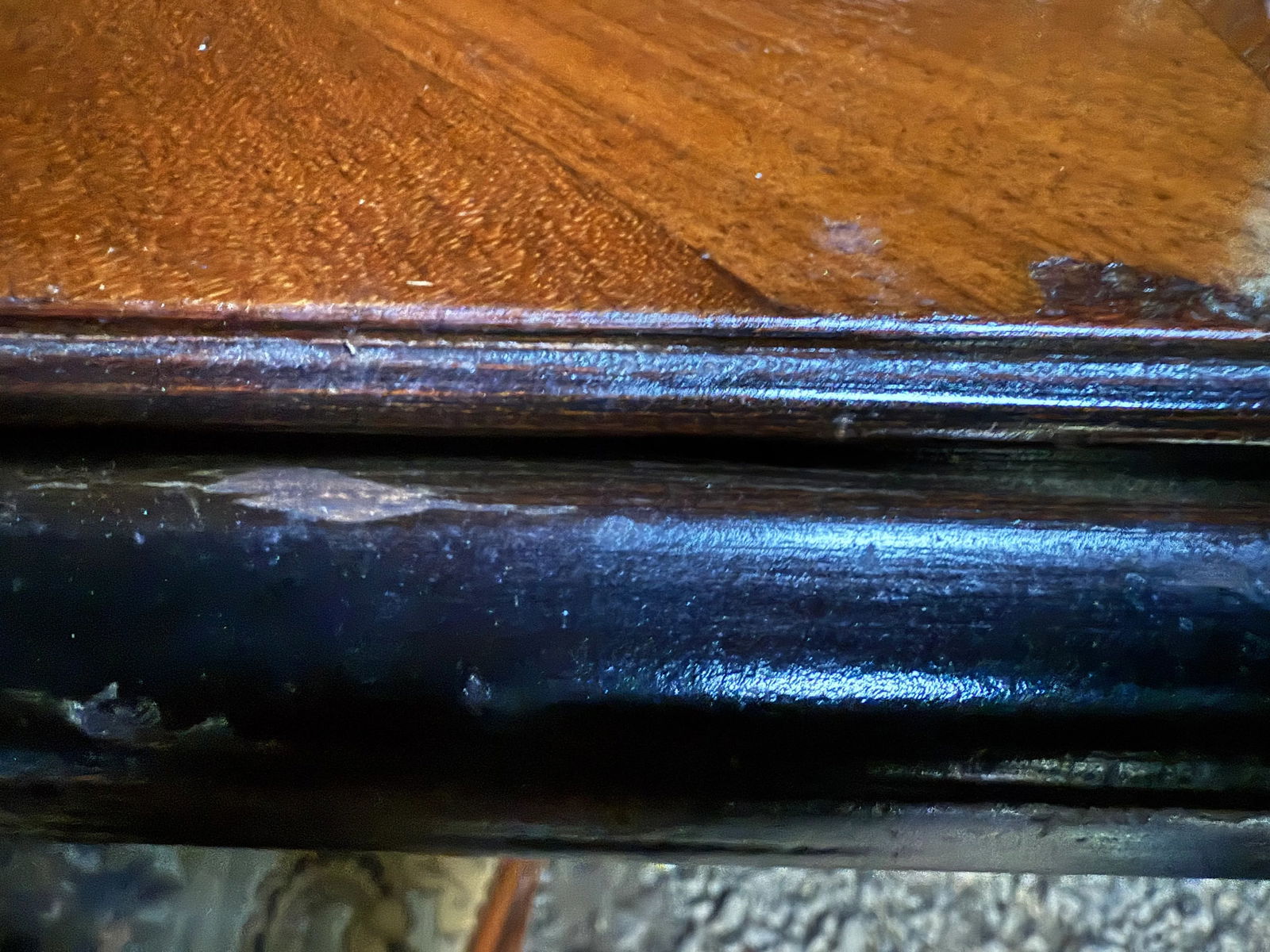 Walnut Burlwood Inlay Table 19th Century Rococo Revival - 14