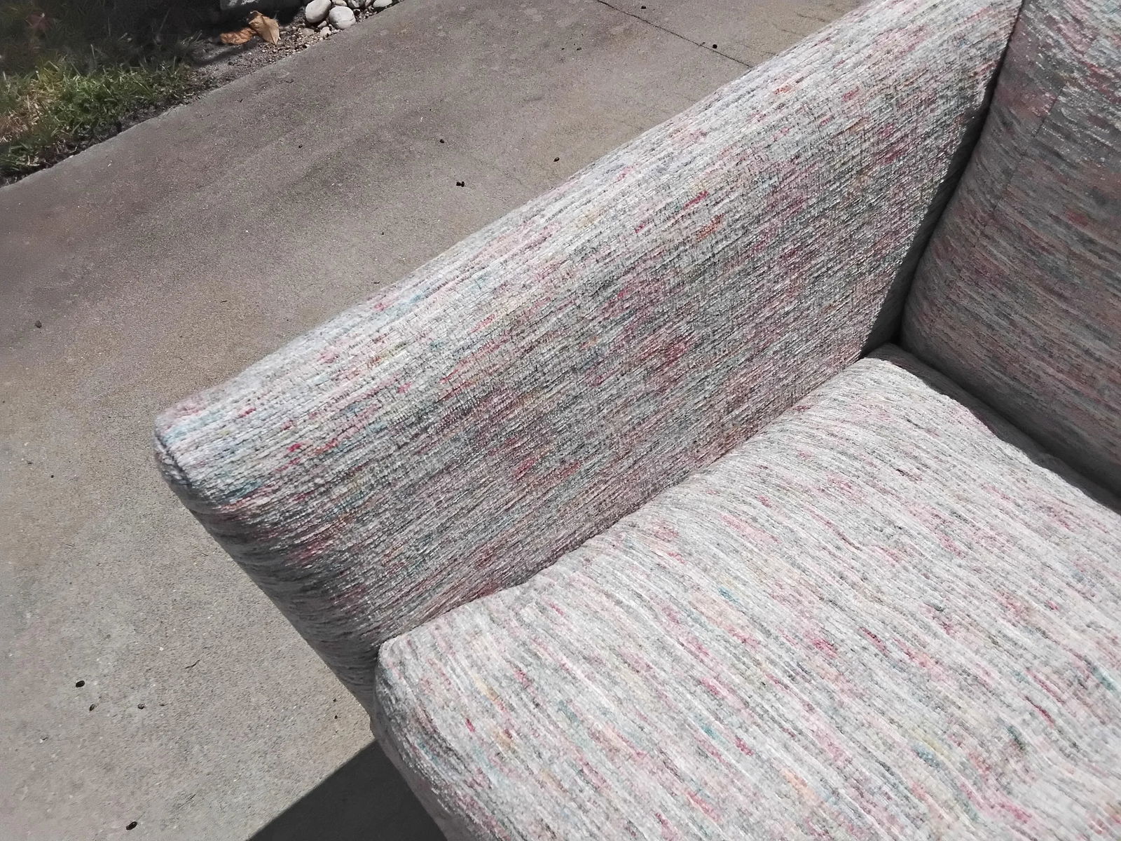 1980s Mid-Century Tropical McGuire Style Townhouse Sofa - 6