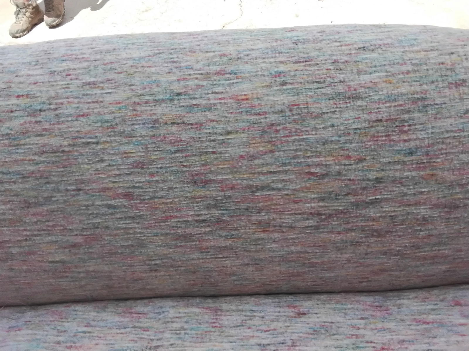 1980s Mid-Century Tropical McGuire Style Townhouse Sofa - 9