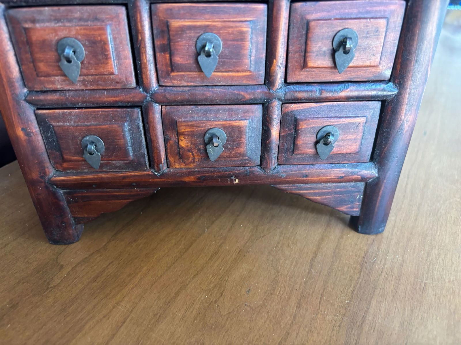 Vintage Chinese Medicine Cabinet With 14 Drawers, Apothecary Cabinet, 1950s - 8