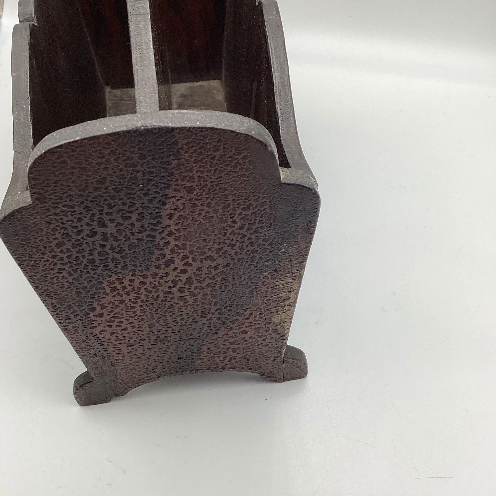 Vintage Wooden Letter Mail Holder Farmhouse Decor Primitive Handmade - 2