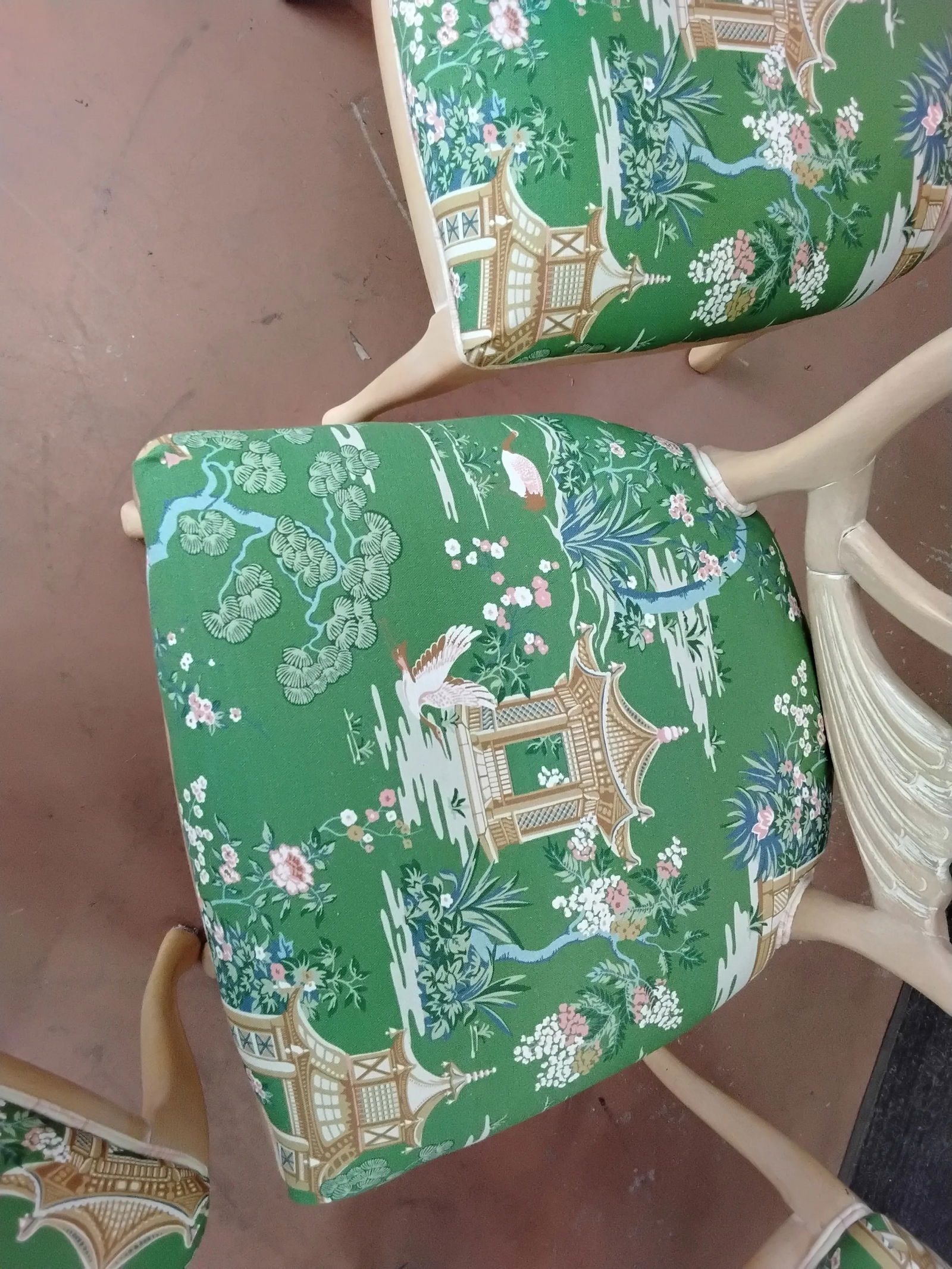 Mid 20th Century Palm Beach Lotus Dining Chairs - 10