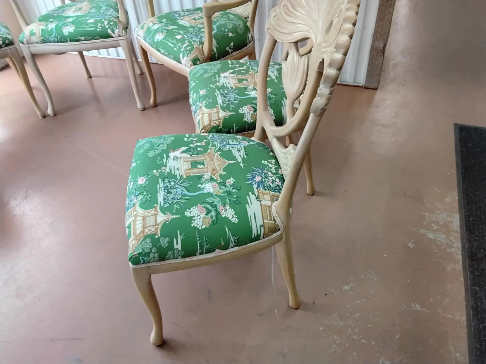 Mid 20th Century Palm Beach Lotus Dining Chairs - 2