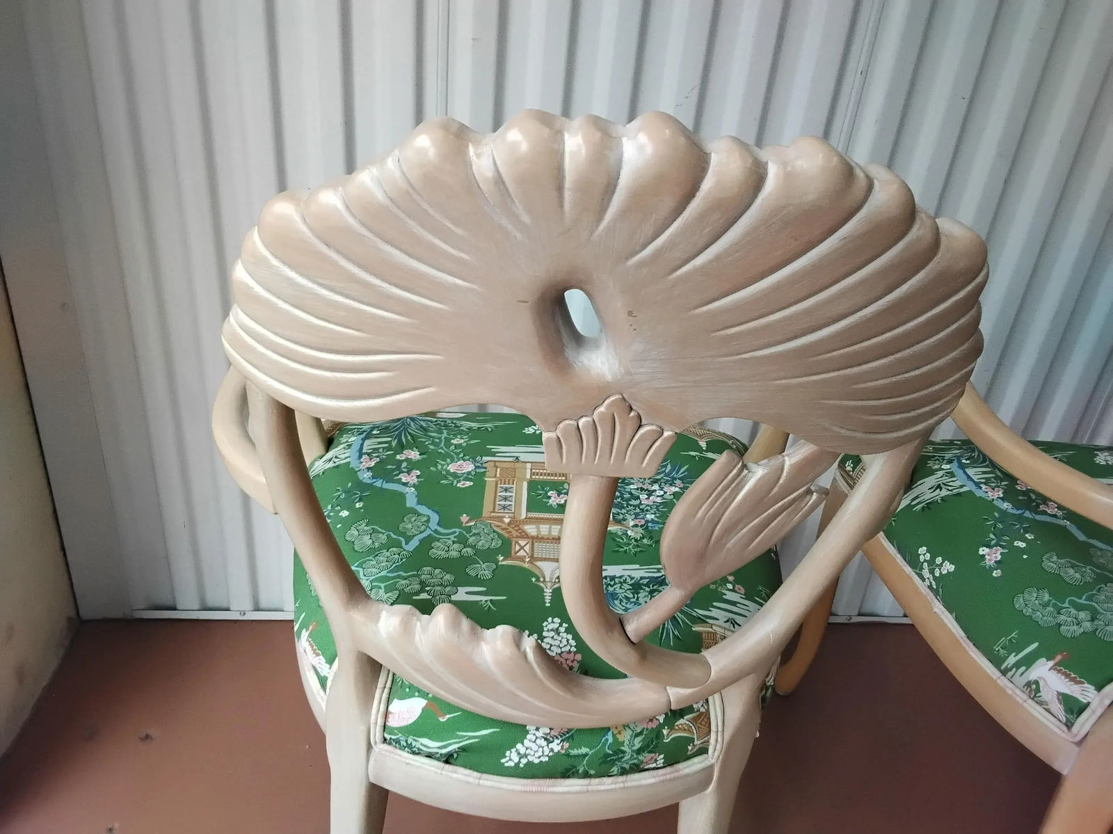 Mid 20th Century Palm Beach Lotus Dining Chairs - 4