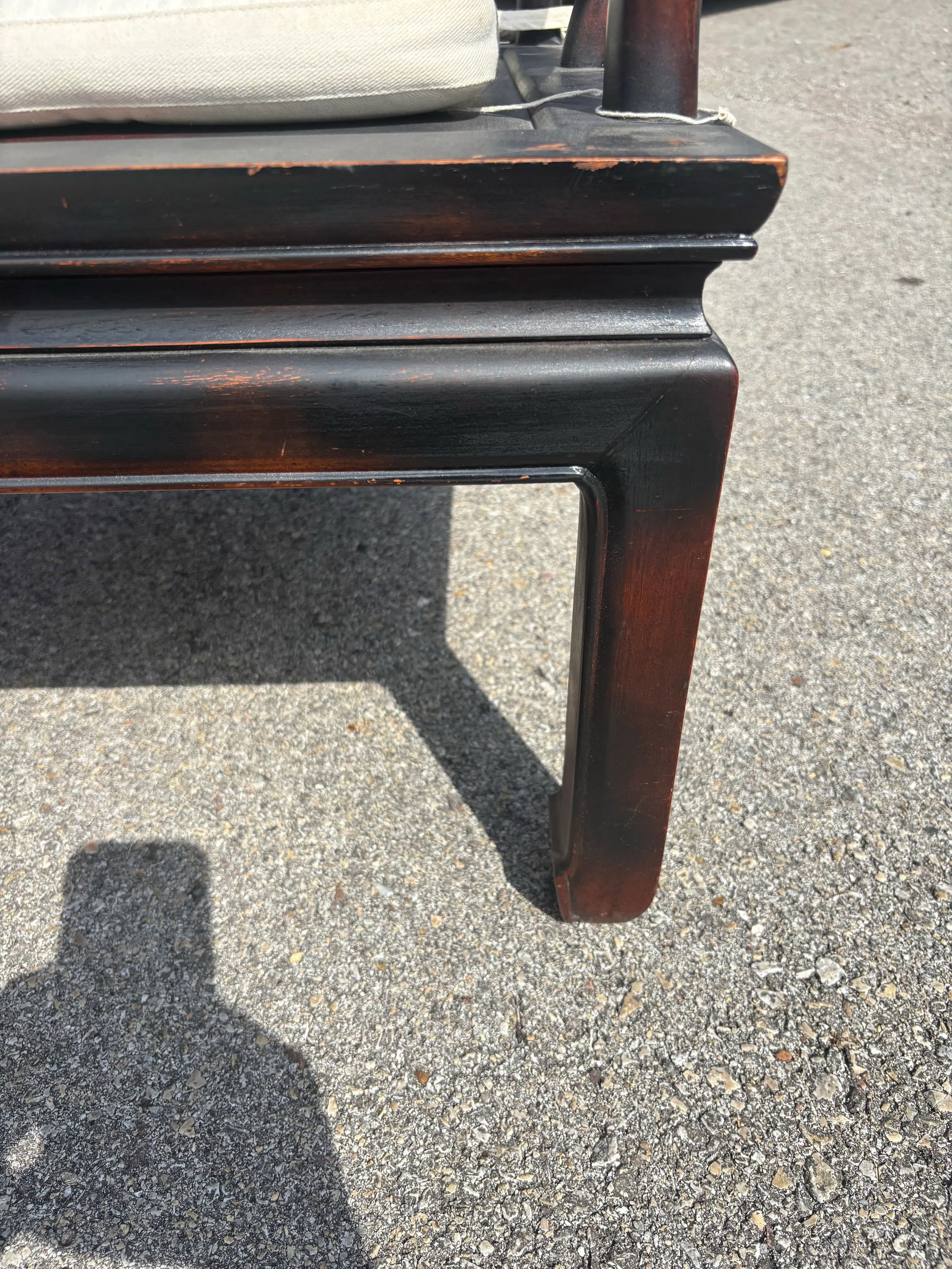 Late 20th Century Ming Imperial Palace Horseshoe Arm Chairs, Set of Two Attributed to Century Furnit - 5