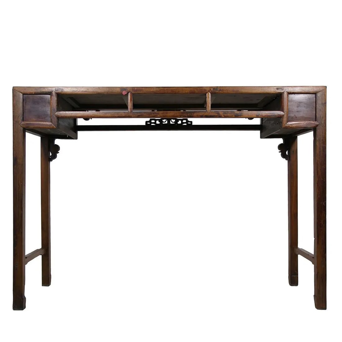 19th Century Antique Chinese Open Carved Altar/Sofa Table, Console - 11