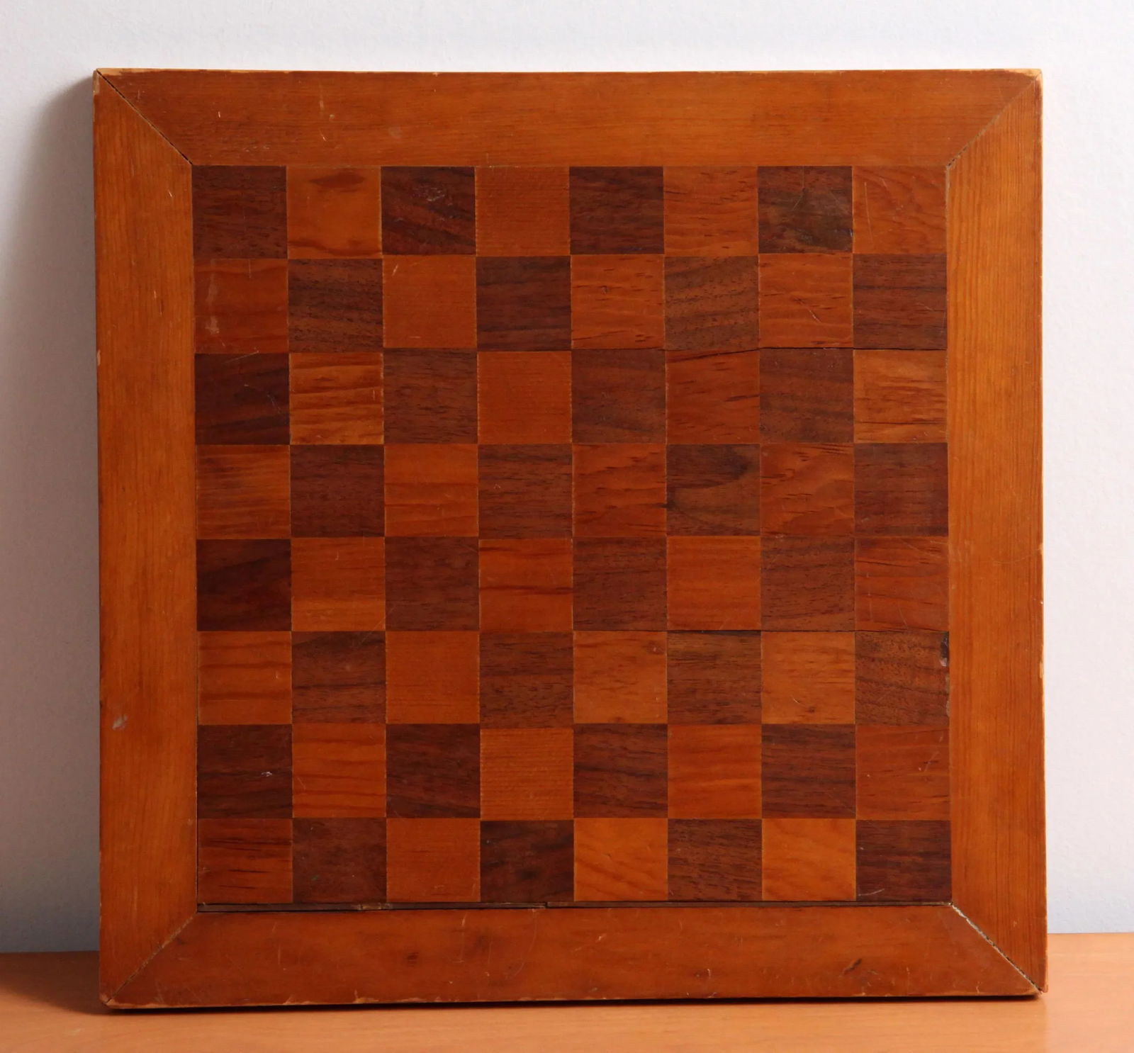 Vintage Americana Homemade Chess or Checkers Game Board - 2