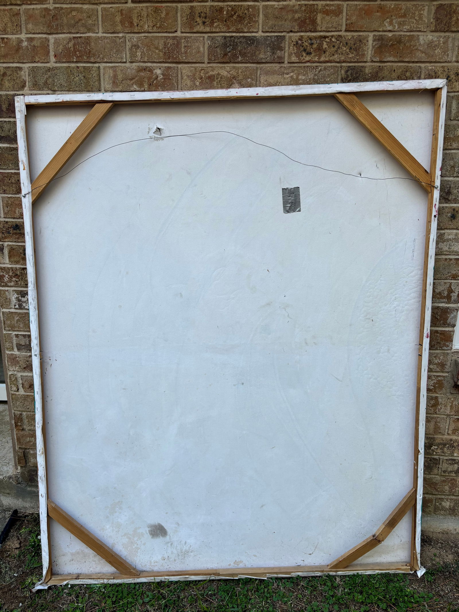 Large Scale Textured Vibrant Mid-Century Inspired Glassware Painting on Canvas - 9