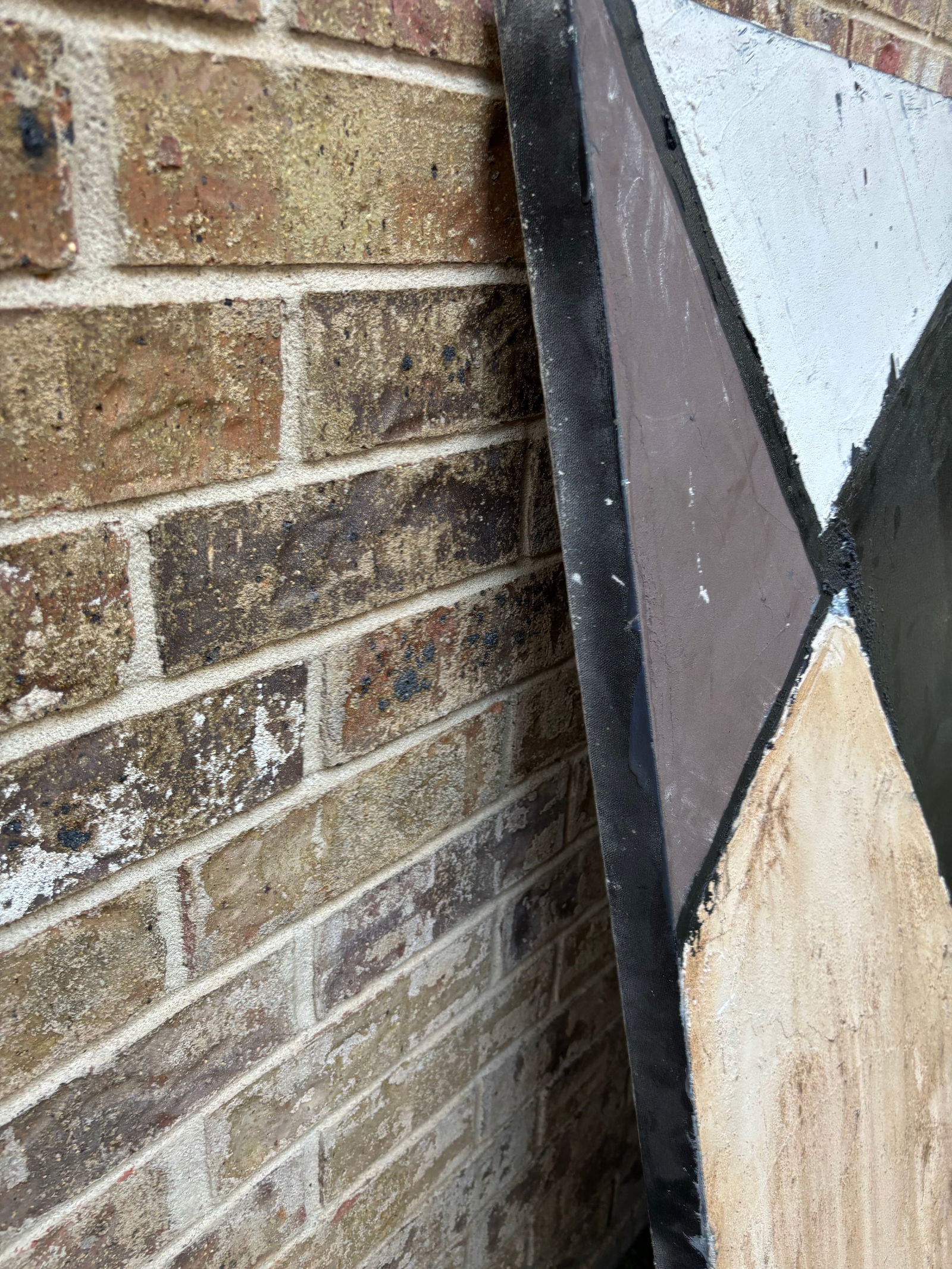 Large Scale Minimalist Neutral Textured Painting - 7