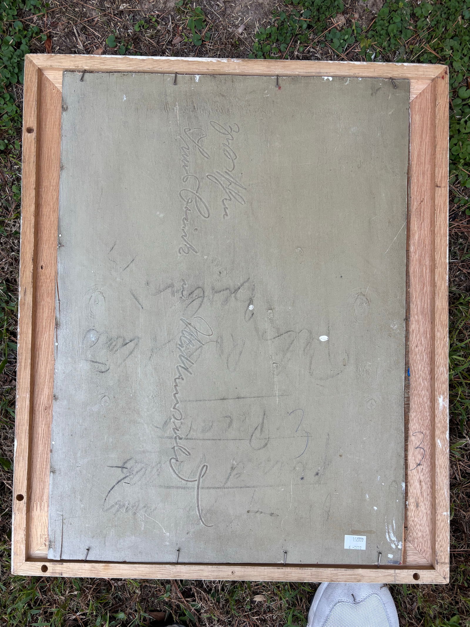 Peter Keil "Pablo Picasso Berlin" Abstract Cubism Painting, Framed - 3